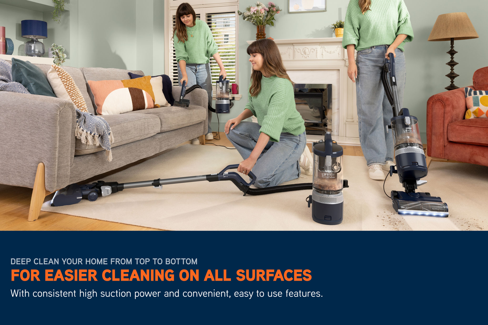 VAX LiftOut Multi Pet-Design Corded Upright Vacuum Cleaner 