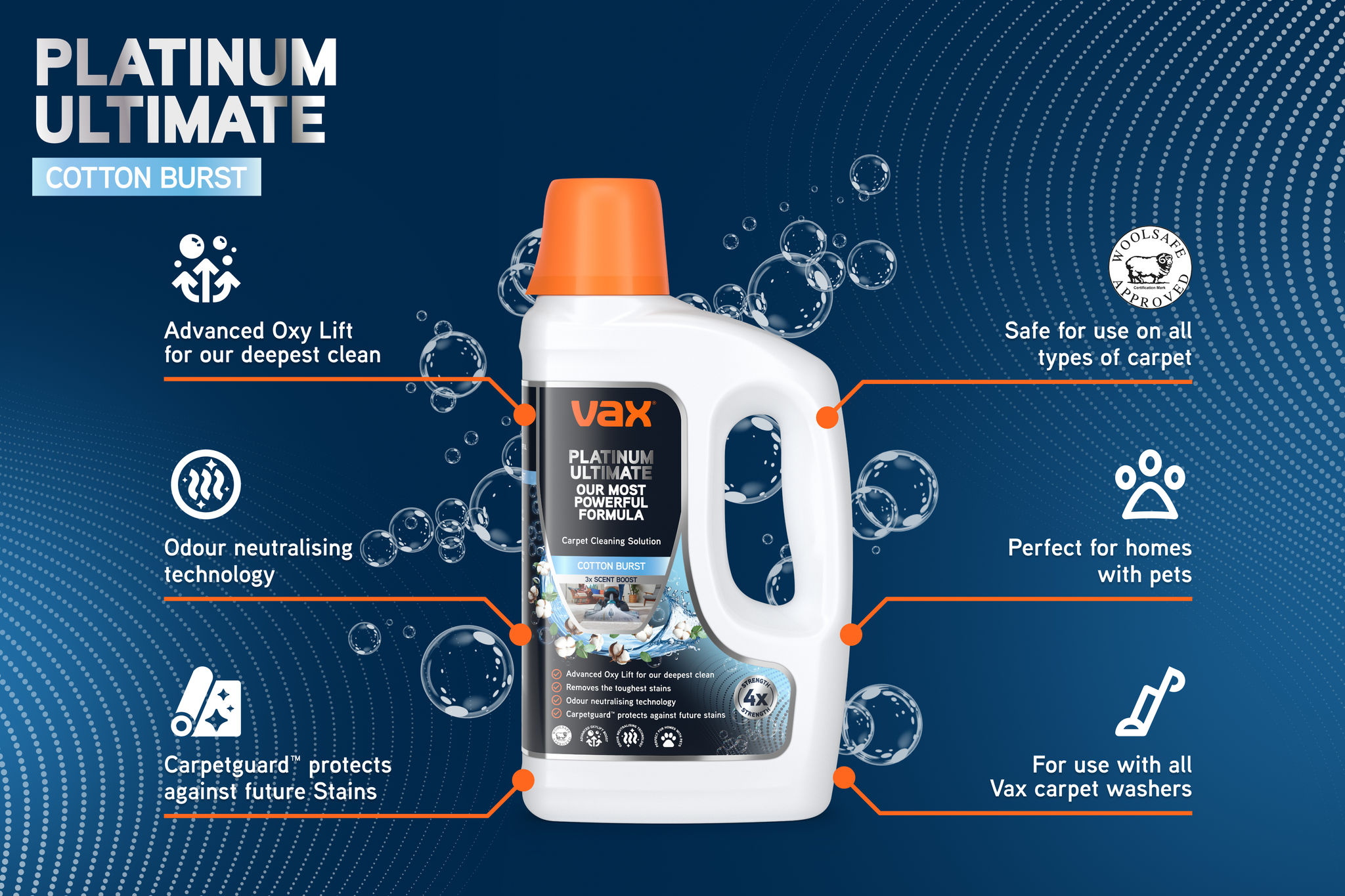 VAX Platinum Ultimate Carpet Cleaning Solution 1.5L