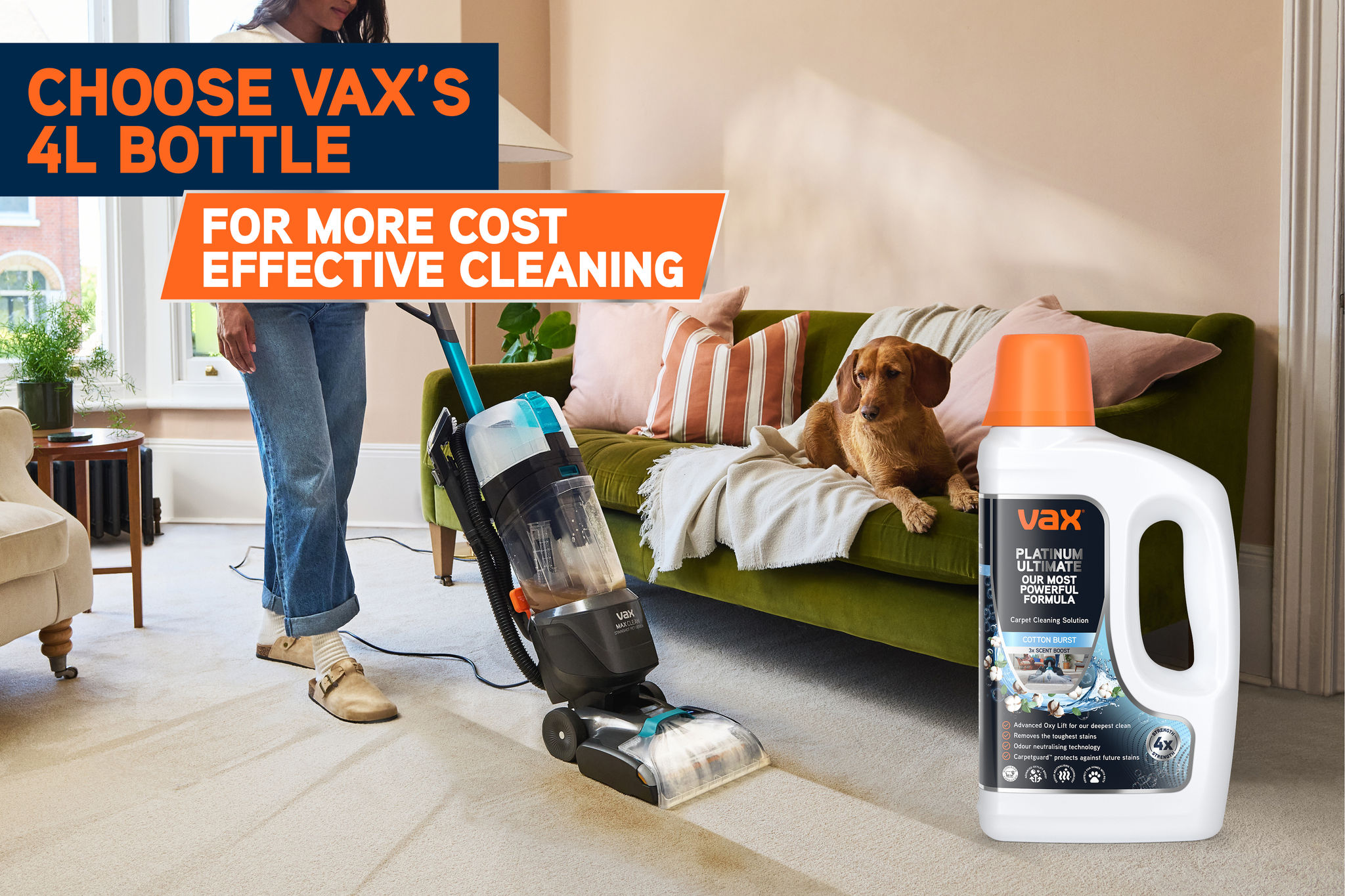 VAX Platinum Ultimate Carpet Cleaning Solution 1.5L