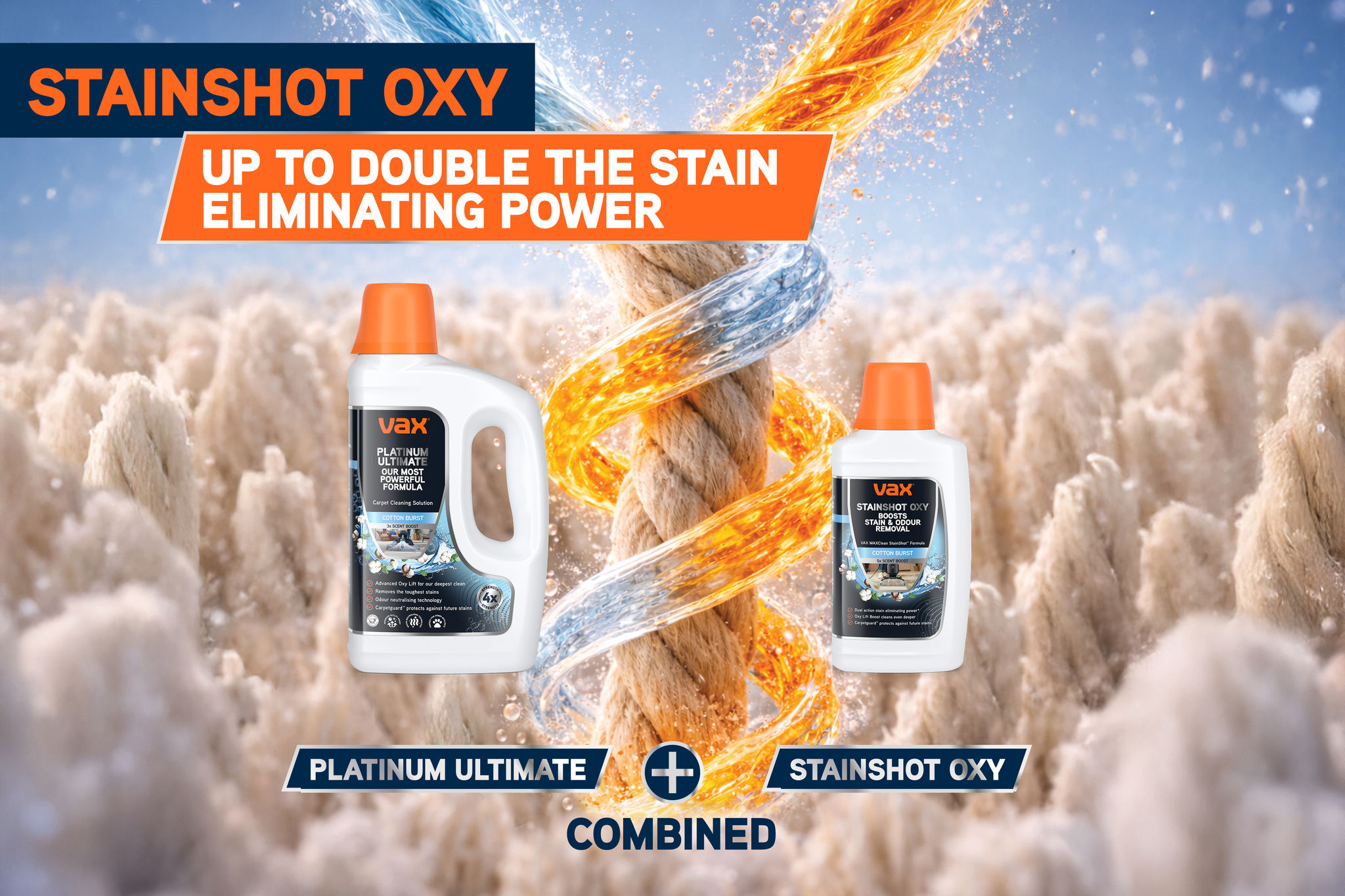 VAX Stainshot Oxy Carpet Cleaning Solution 1L