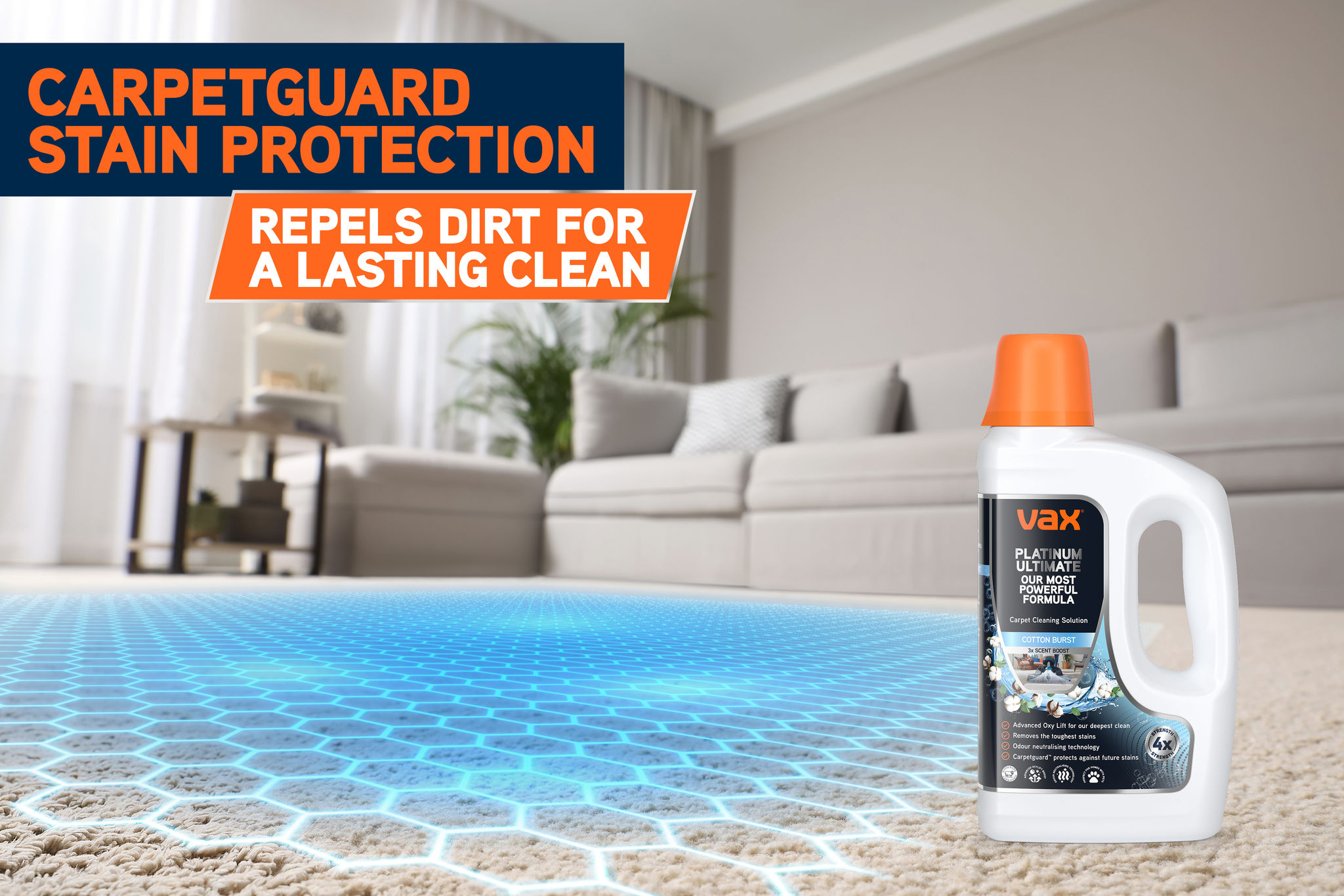 VAX Stainshot Oxy Carpet Cleaning Solution 1L