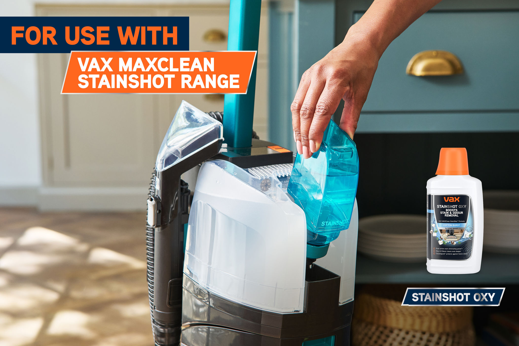 VAX Stainshot Oxy Carpet Cleaning Solution 1L