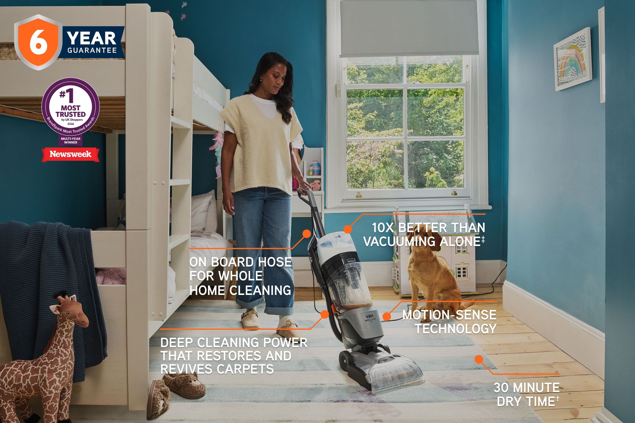 VAX MaxClean Pet Carpet Cleaner