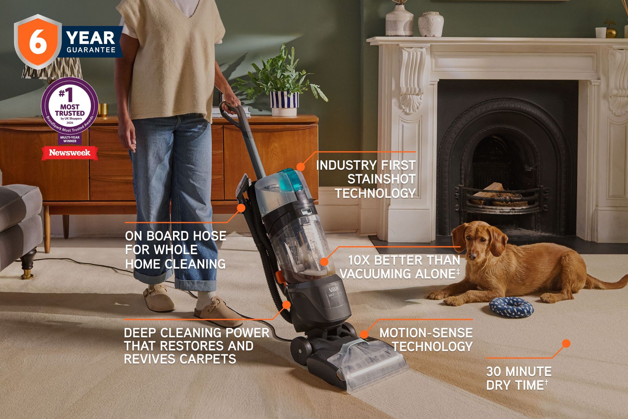 VAX MaxClean Stainshot Pet Carpet Cleaner