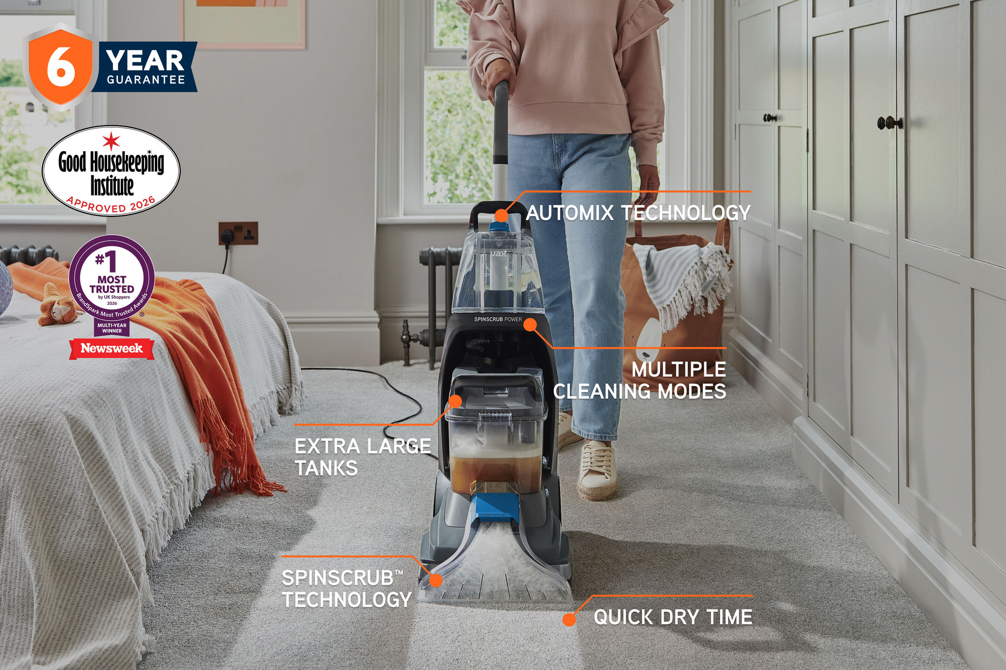 VAX SpinScrub Power Carpet Cleaner