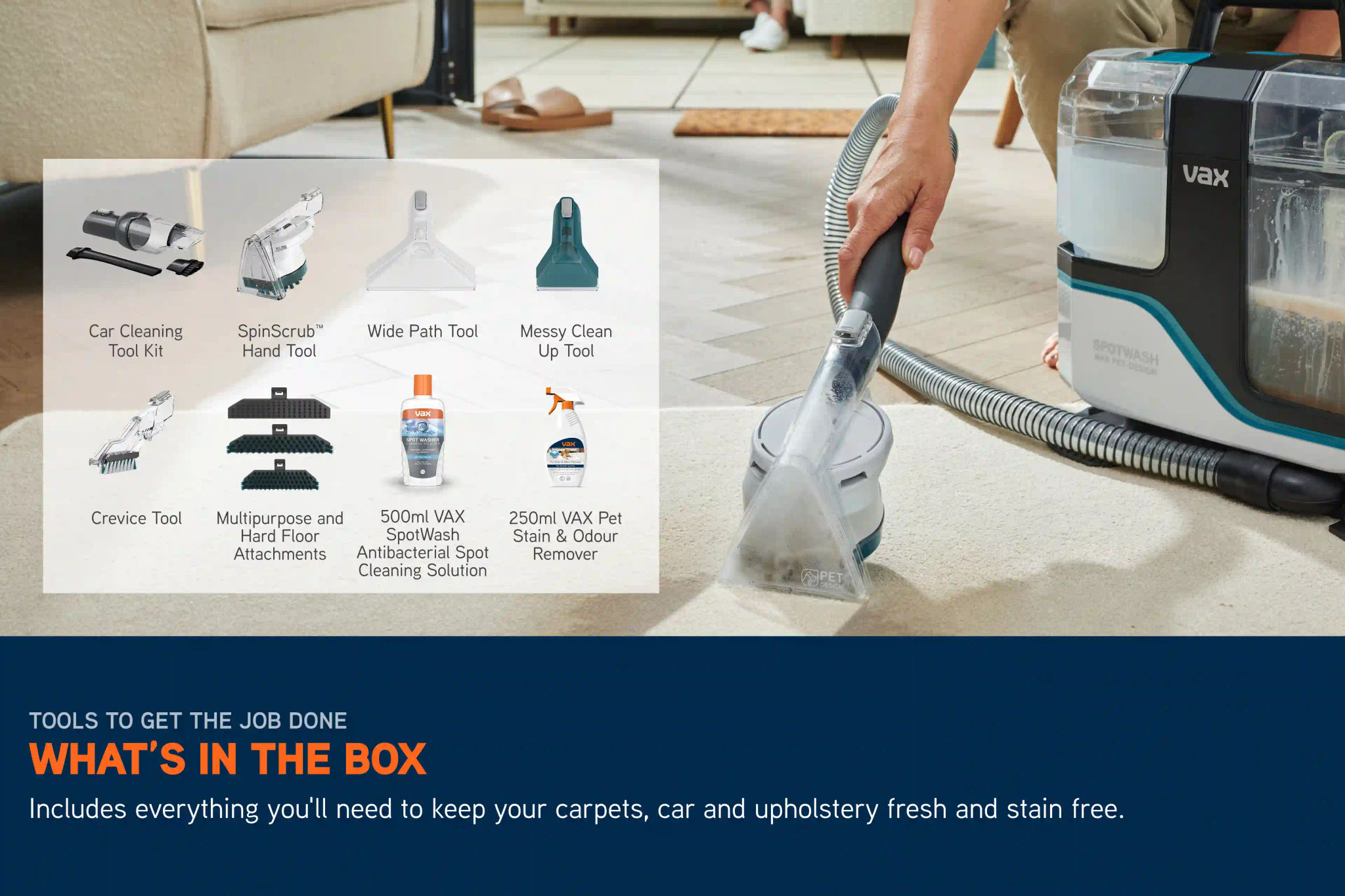 VAX SpotWash Max Pet-Design & Car