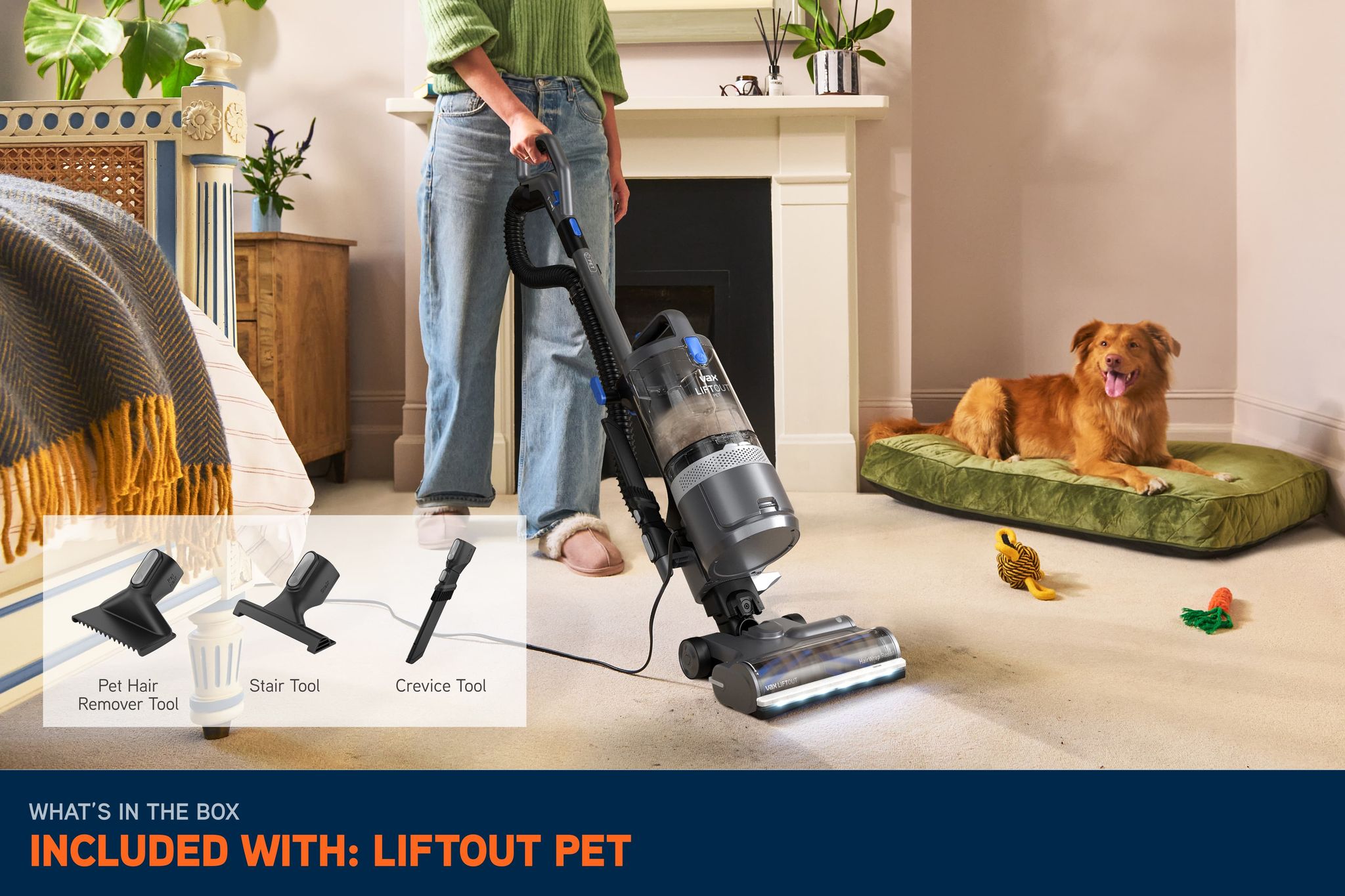 VAX LiftOut Pet + SpotWash Home Pet-Design + SpotWash Solutions Kit