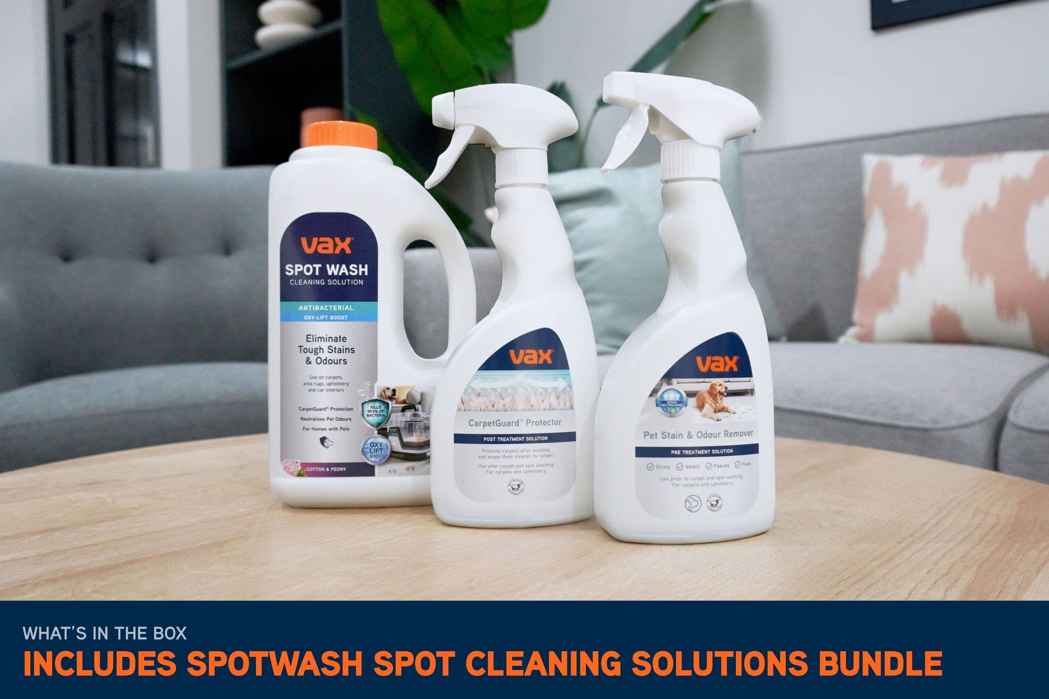 VAX LiftOut Pet + SpotWash Home Pet-Design + SpotWash Solutions Kit