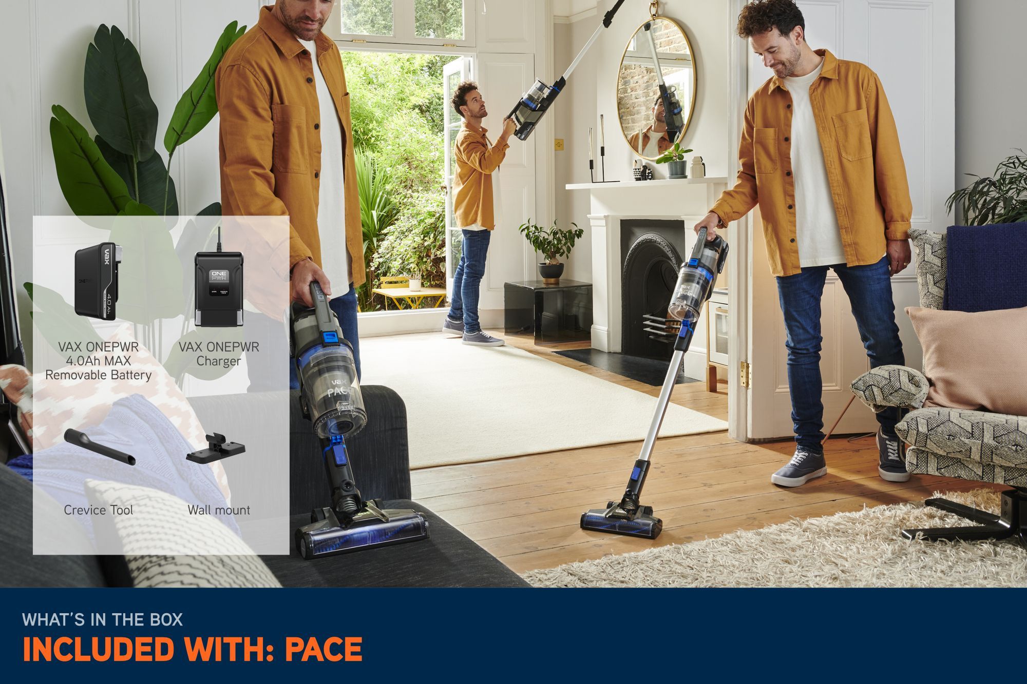 SpinScrub Power Plus Carpet Cleaner, 4L Solution + Pace Cordless Vacuum Cleaner Bundle