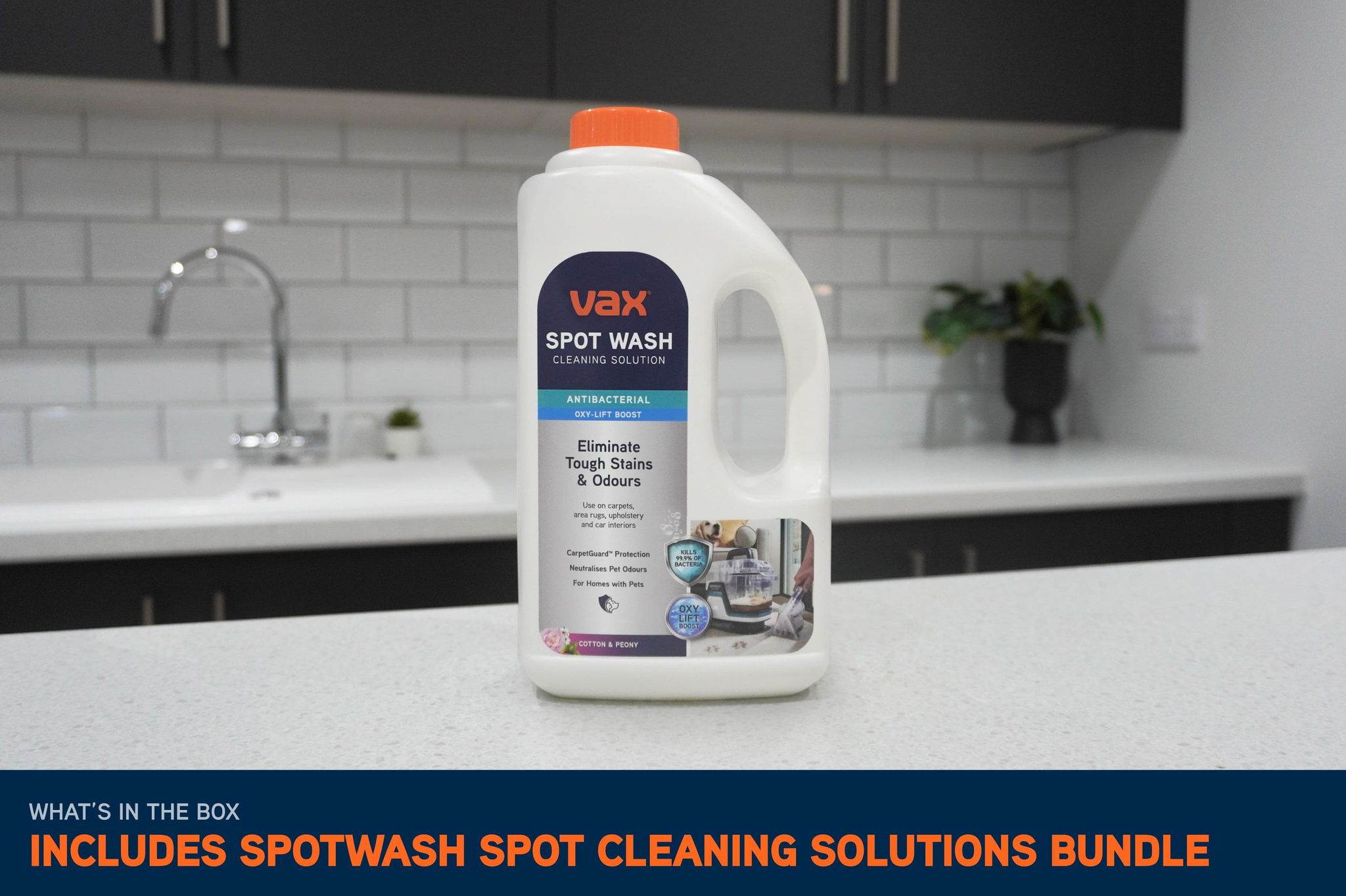 VAX SpotWash Duo Spot Cleaner + Solution bundle