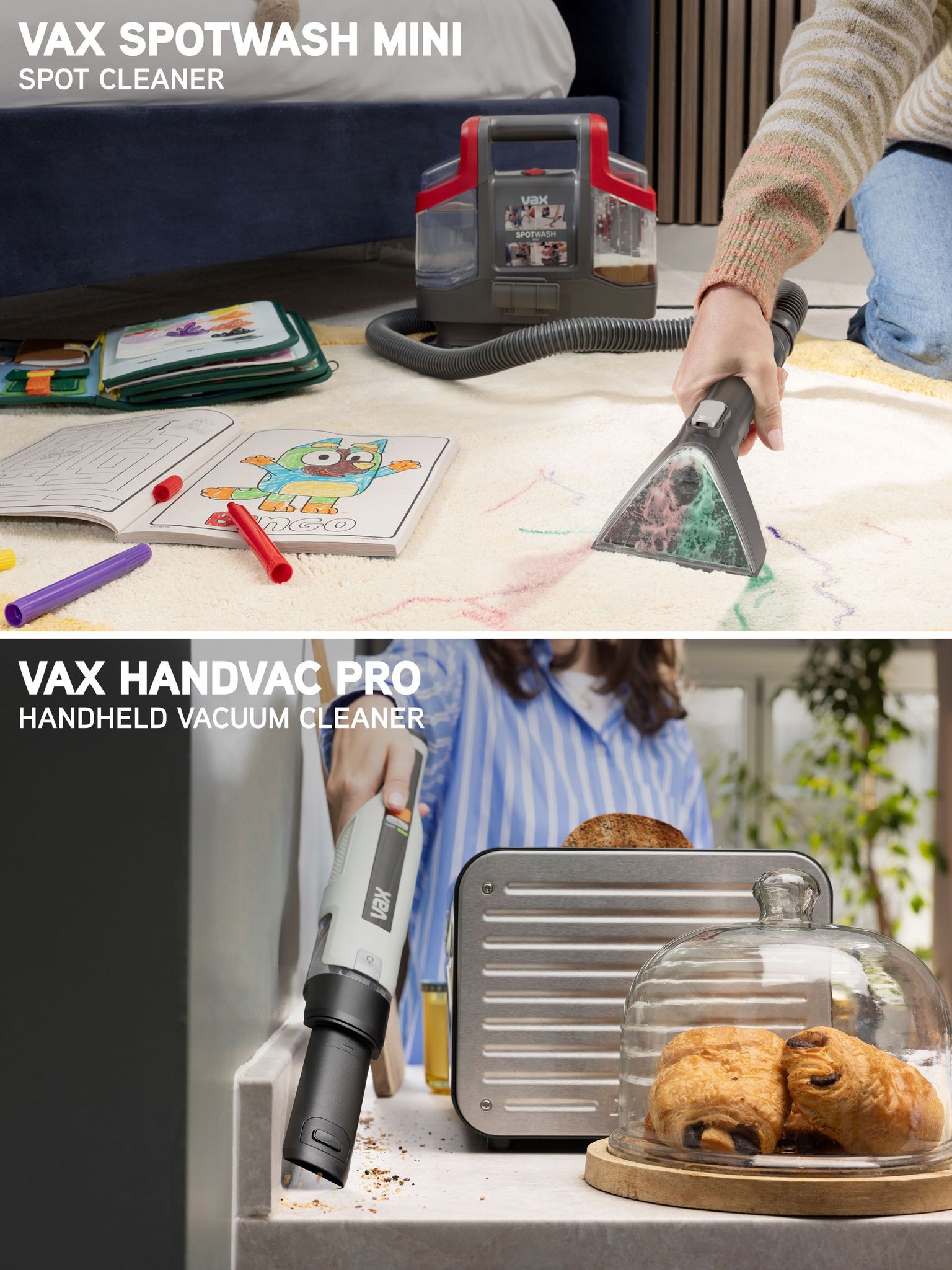 VAX SpotWash Mini and HandVac Pro Bundle