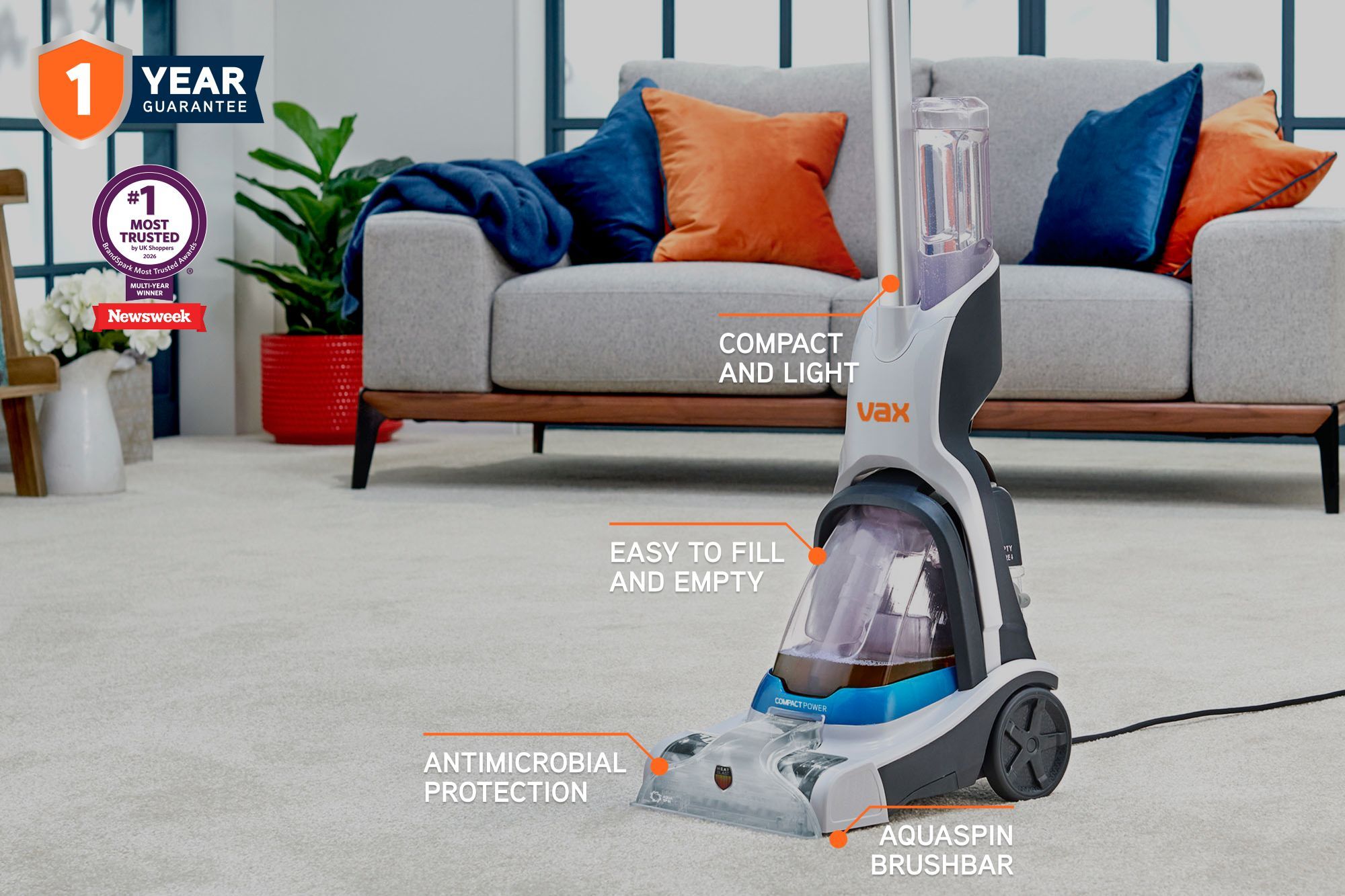 VAX Compact Power Carpet Cleaner