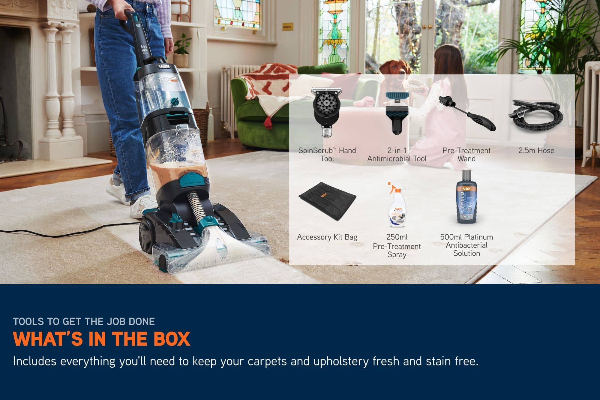 VAX Platinum Power Max Pet-Design Carpet Cleaner