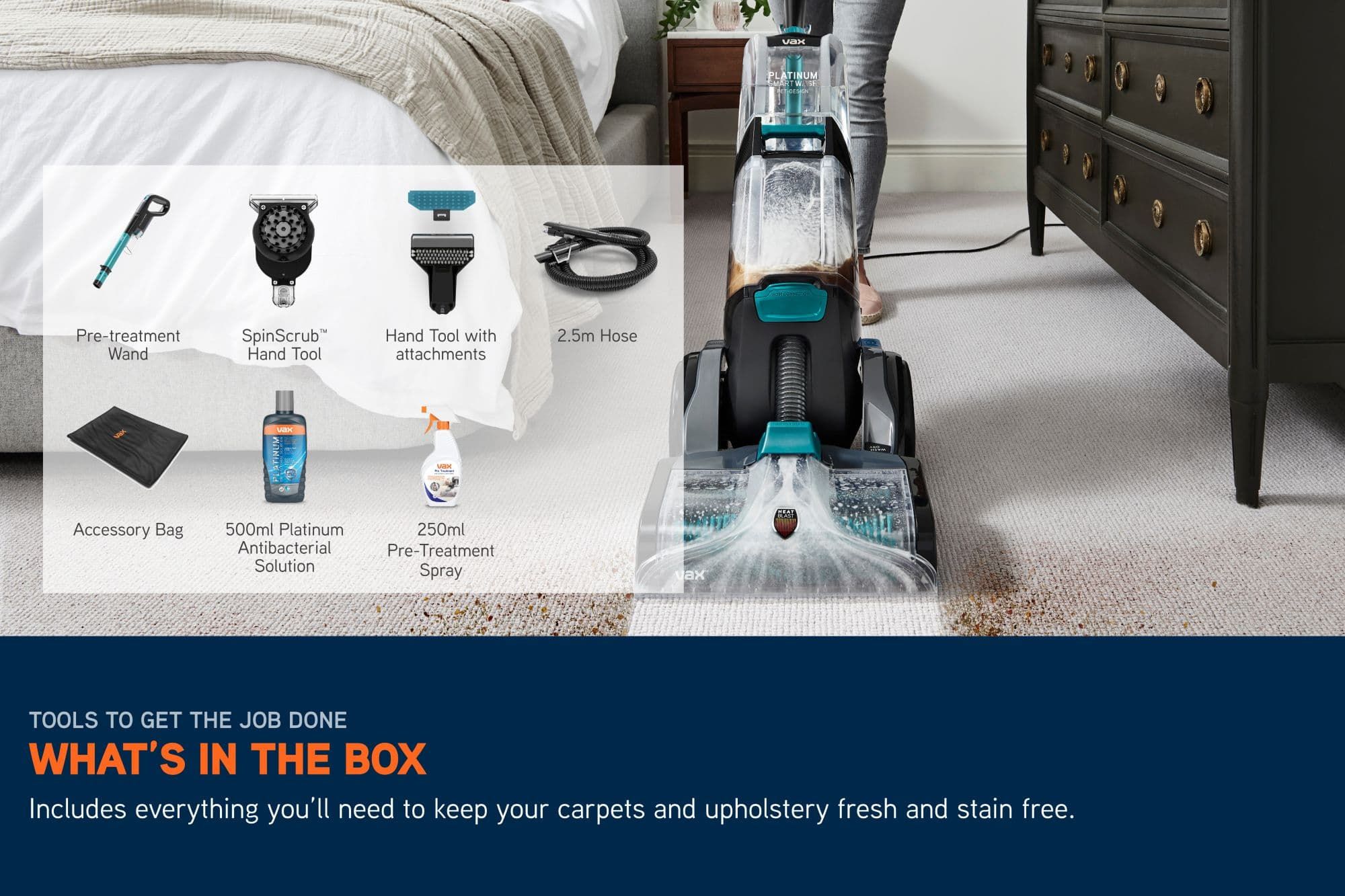VAX Platinum SmartWash Pet-Design Carpet Cleaner
