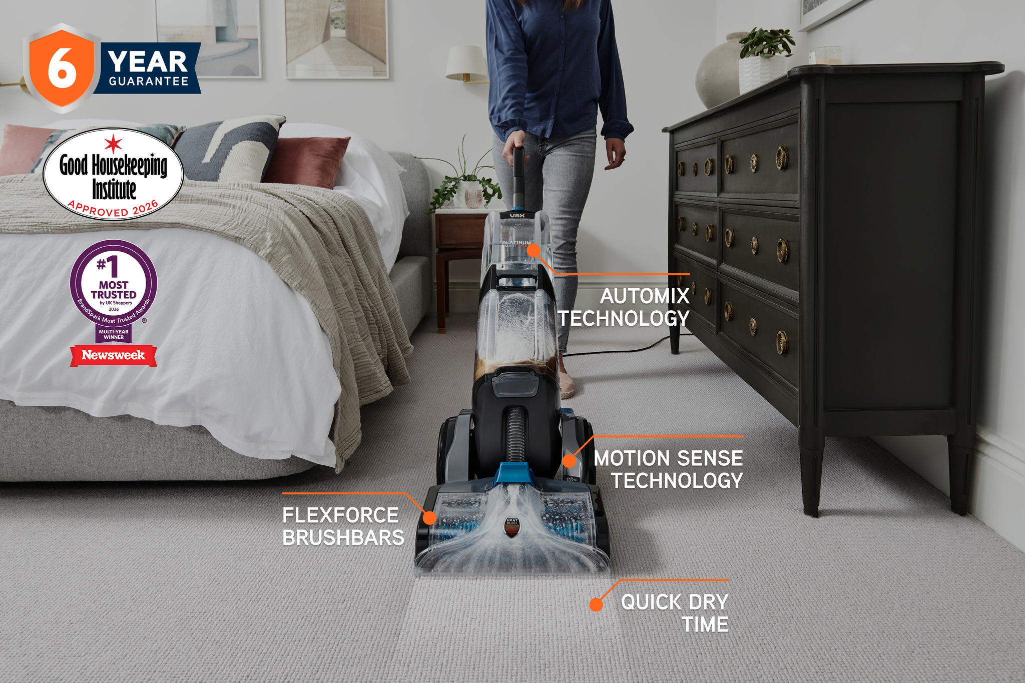 VAX Platinum SmartWash Carpet Cleaner