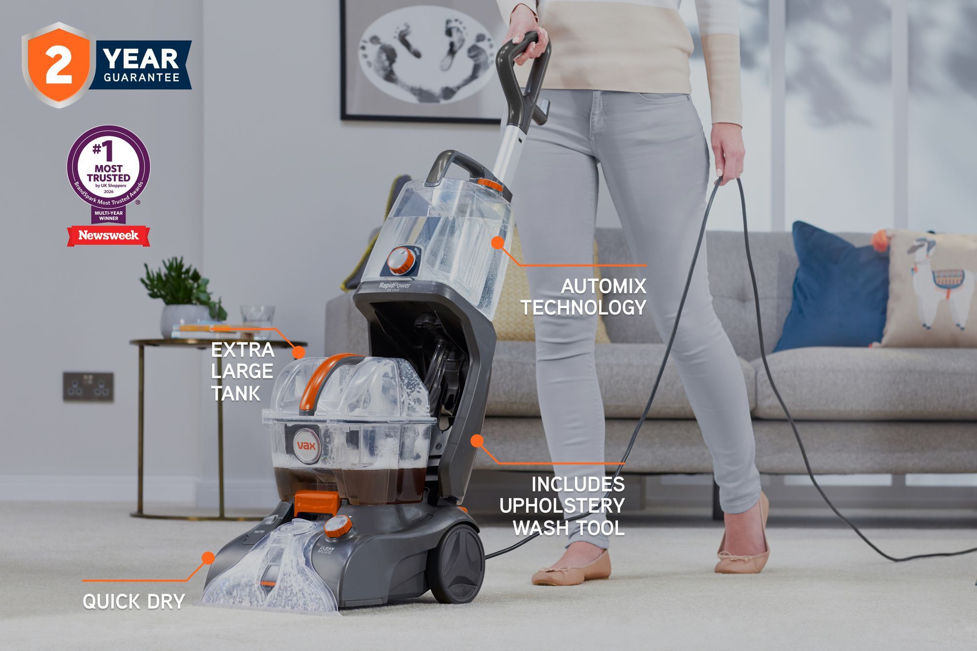 VAX Rapid Power Revive Carpet Cleaner
