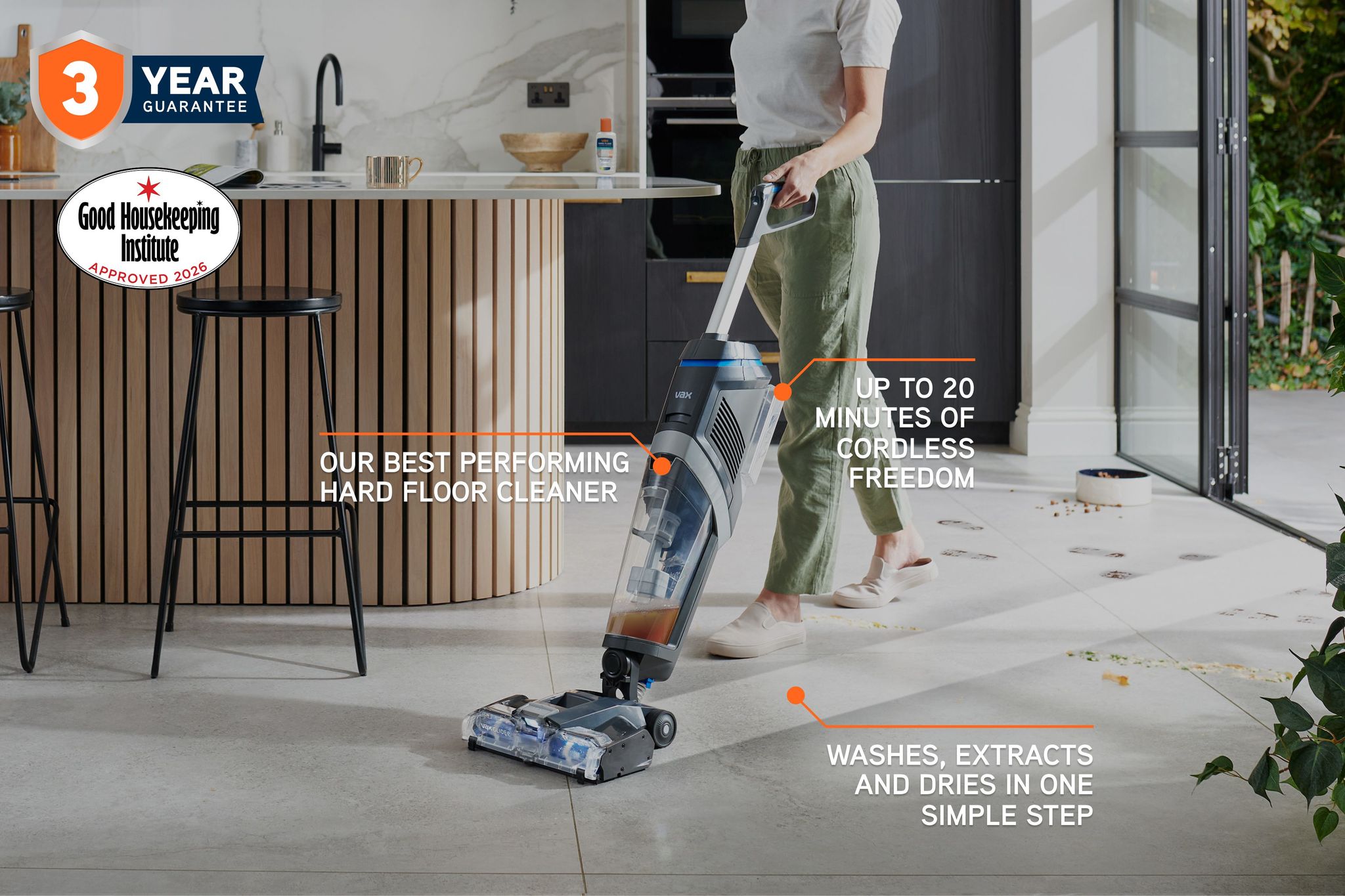 VAX ONEPWR Glide 2 Cordless Hard Floor Cleaner
