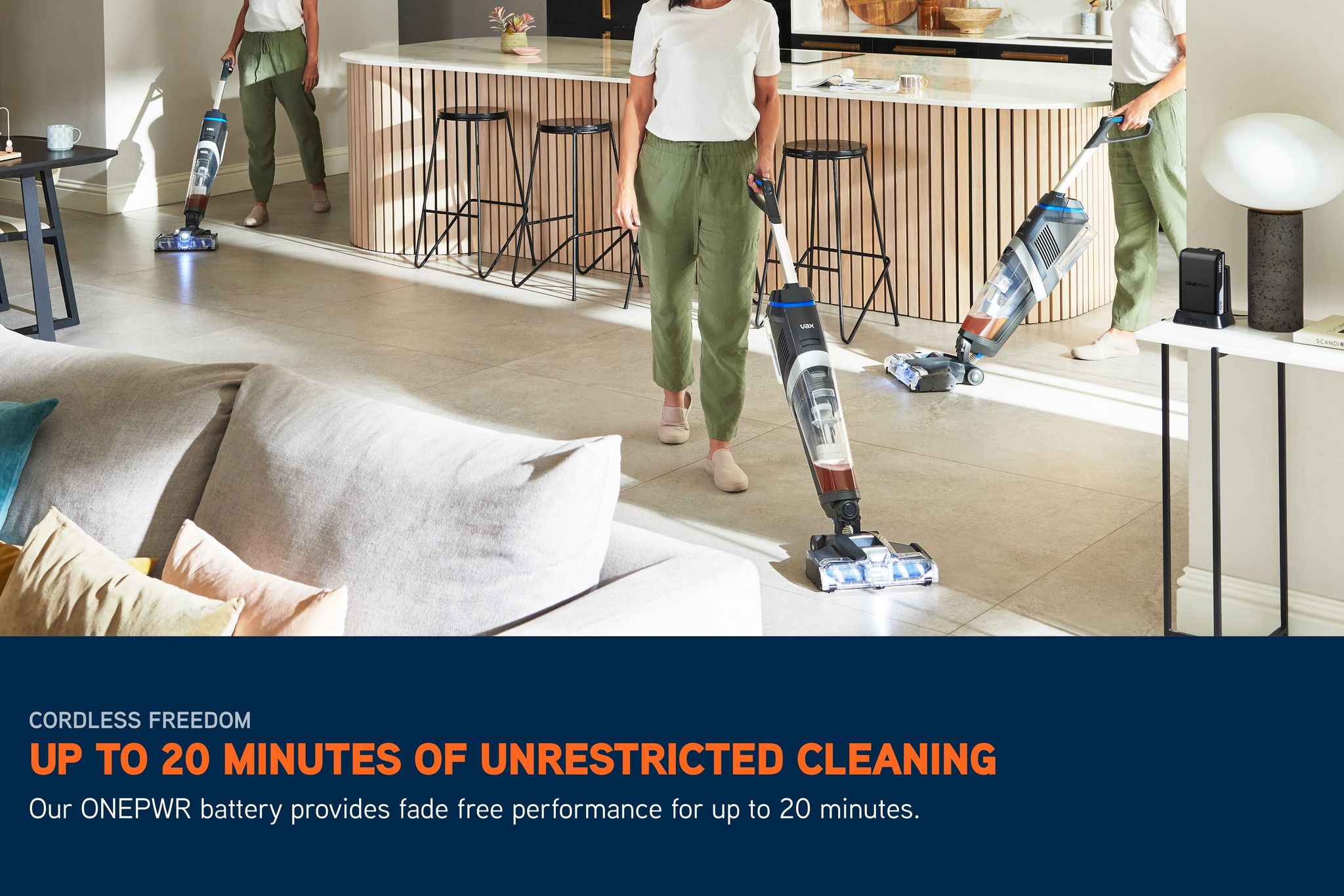 VAX ONEPWR Glide 2 Plus Cordless Hard Floor Cleaner