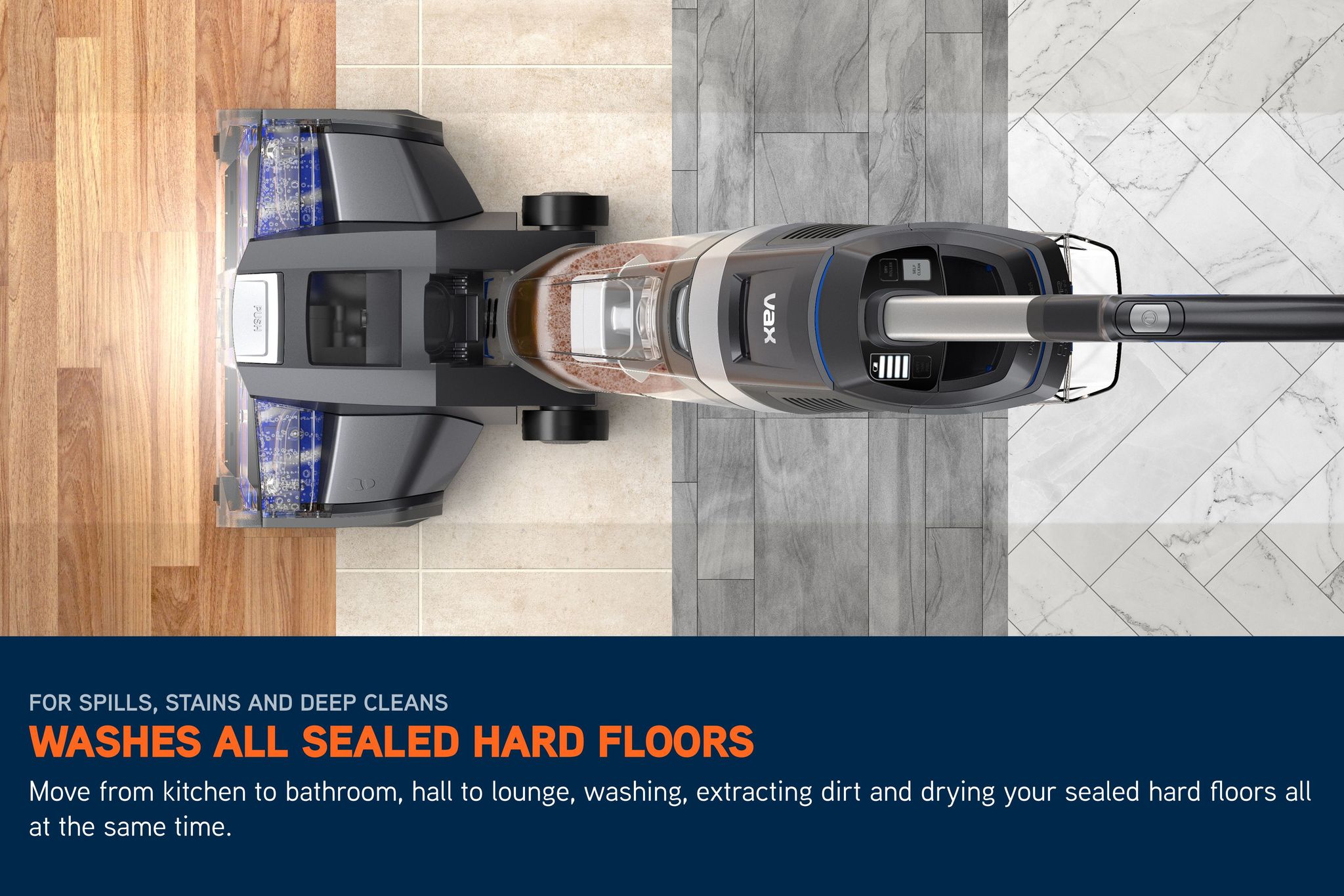 VAX ONEPWR Glide 2 Plus Cordless Hard Floor Cleaner