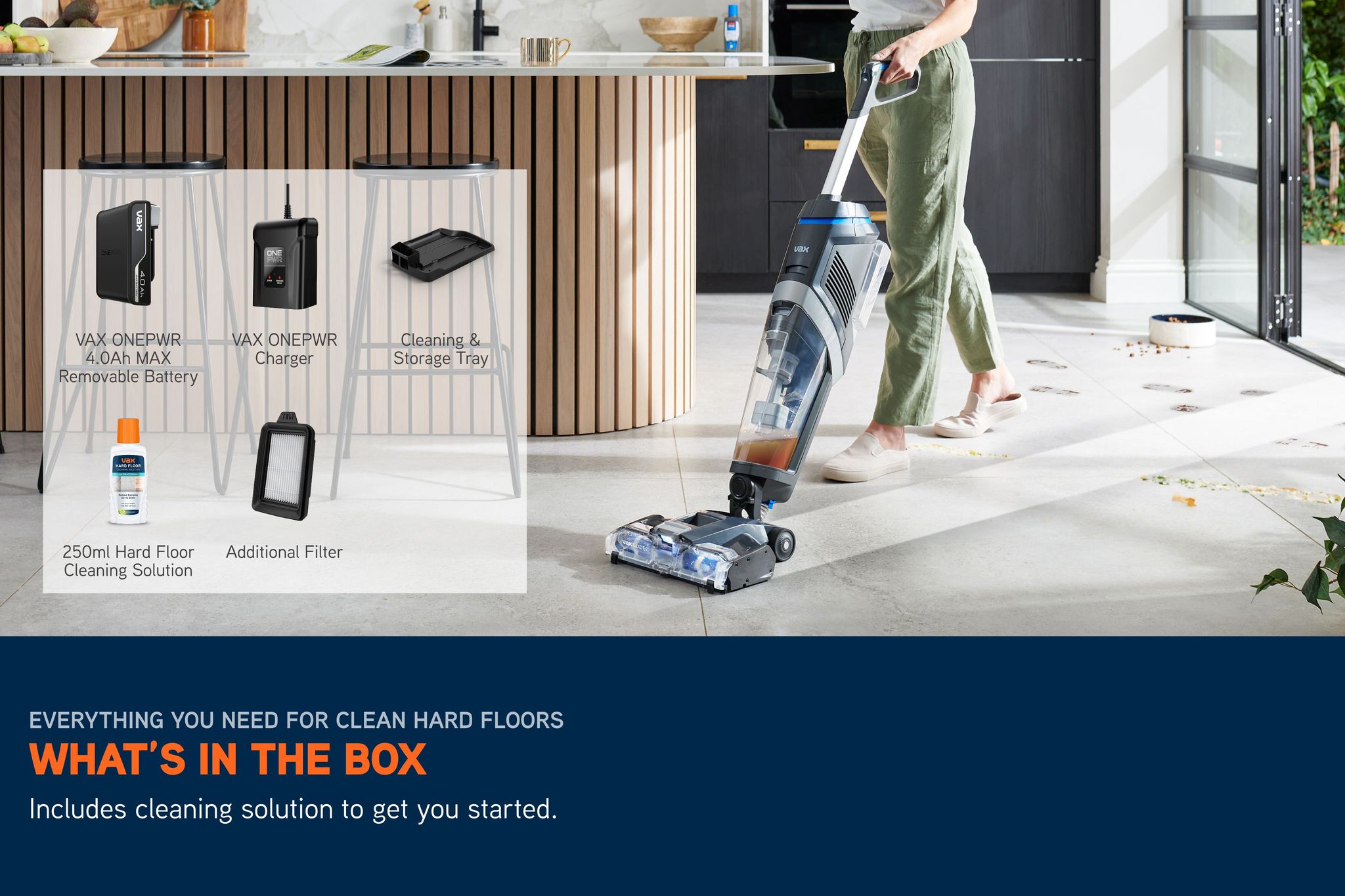 VAX ONEPWR Glide 2 Plus Cordless Hard Floor Cleaner