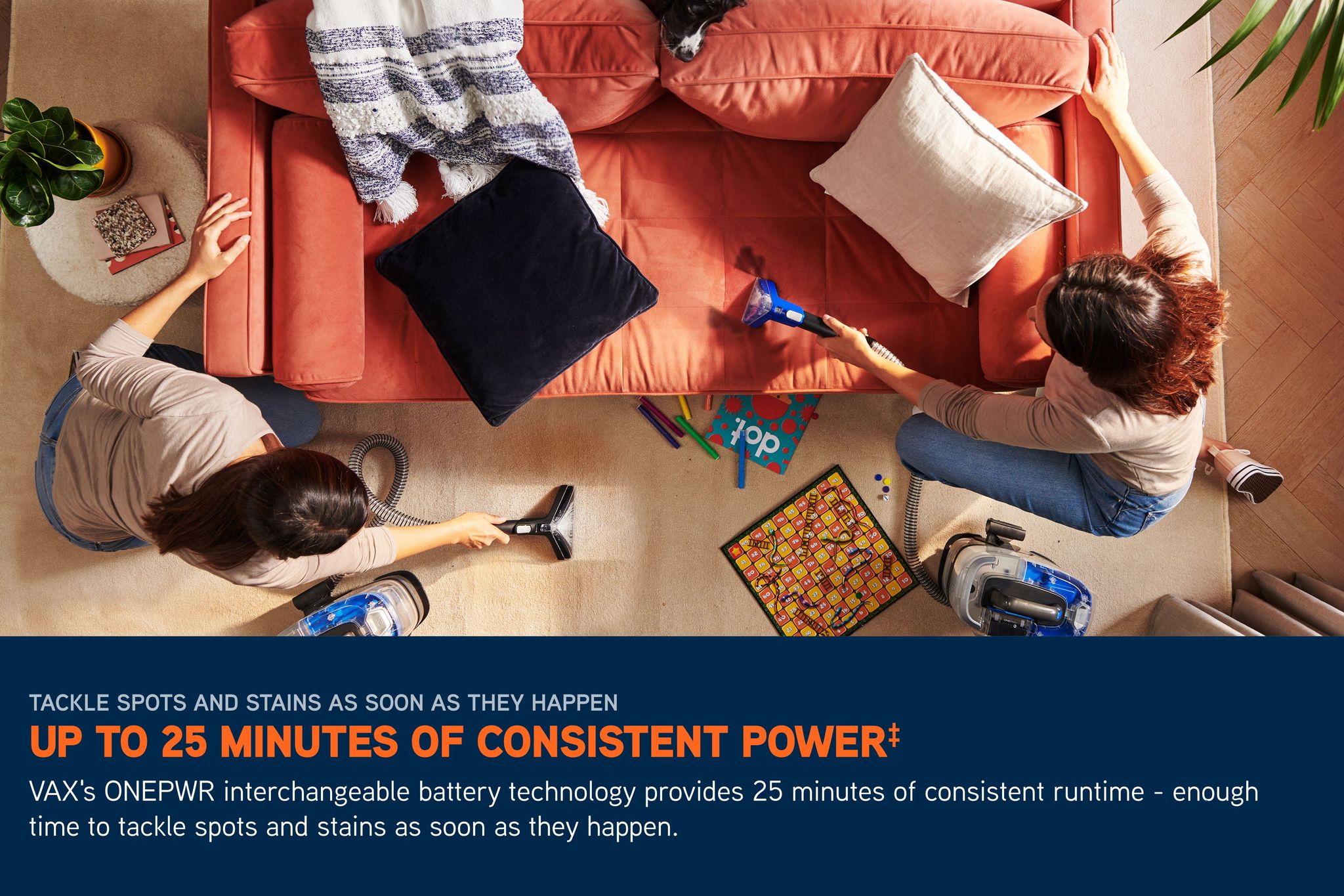 VAX SpotWash Home Cordless + Battery & Charger + Solution Bundle