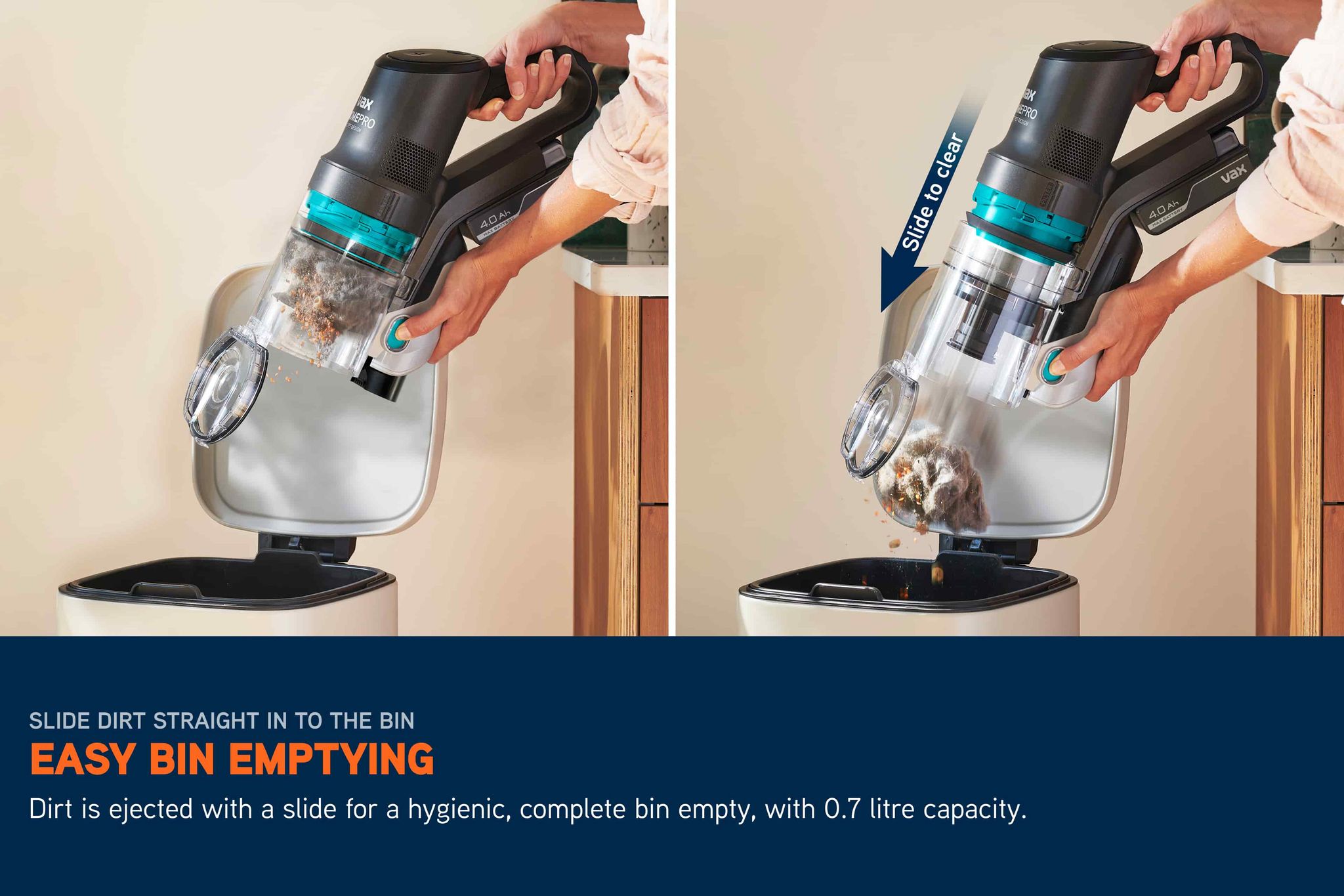 VAX HomePro Detect Pet-Design Dual Cordless Vacuum Cleaner