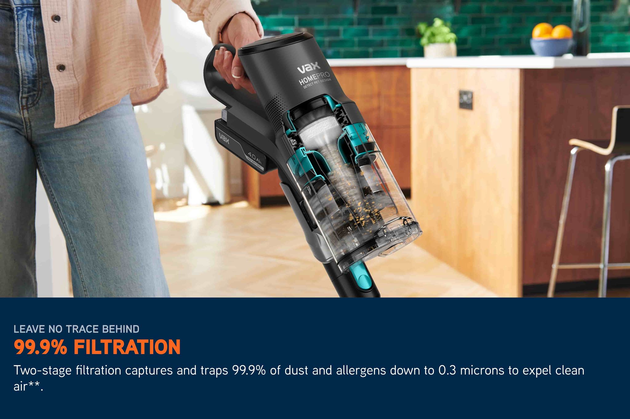 VAX HomePro Detect Pet-Design Dual Cordless Vacuum Cleaner