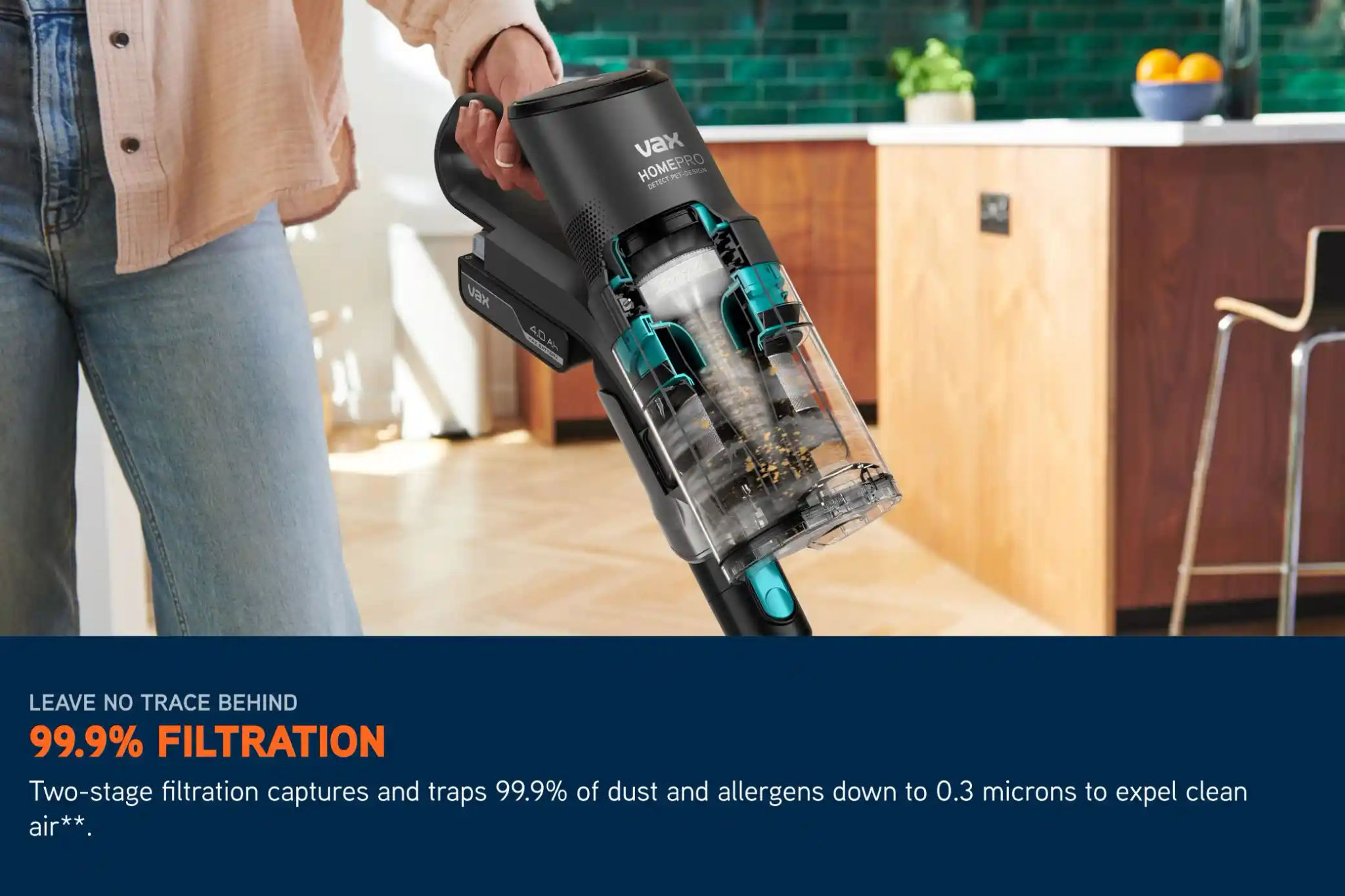 VAX HomePro Detect Pet-Design Dual Cordless Vacuum Cleaner