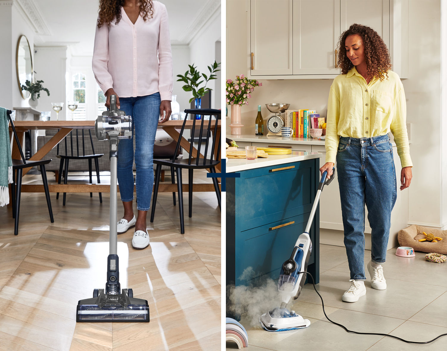 Vax ONEPWR Blade 4 Classic Plus and Vax Steam Fresh Total Home Bundle Deal