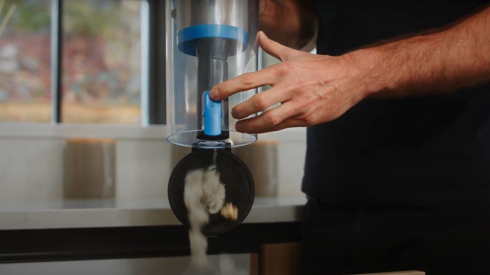 Empty dirt container