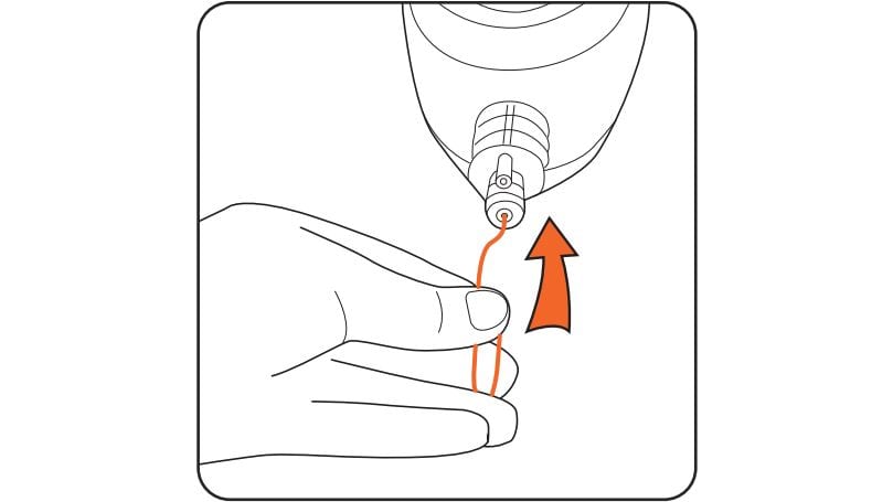 Remove blockage from neck