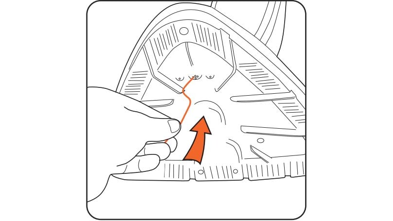 Remove blockage from head