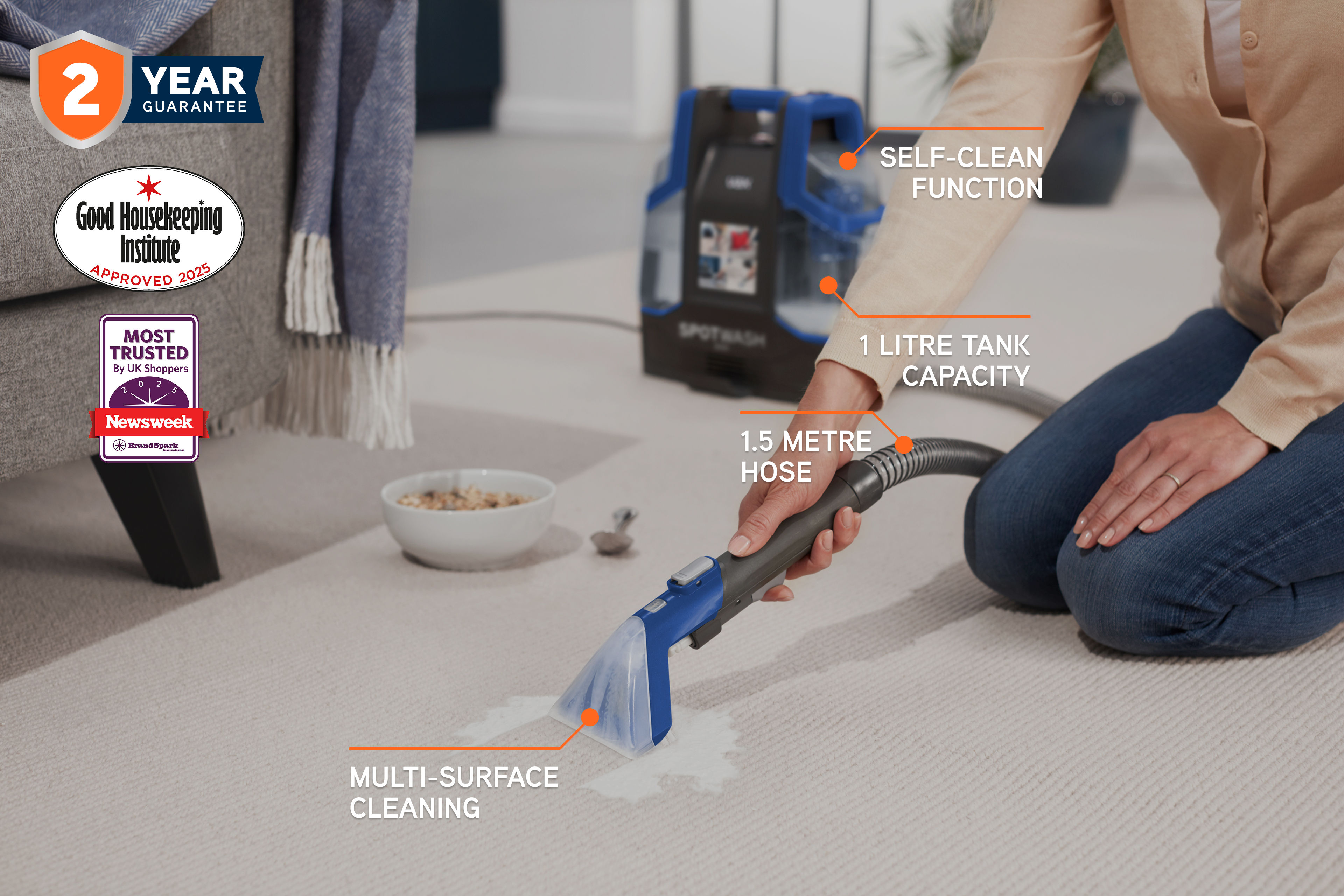 VGID GALLERY/Spot Cleaners/SpotWash Base Range/SKU2 - SpotWash Duo/Image_2_Spotwash_Duo_-_3840x2560_72DPI_Web