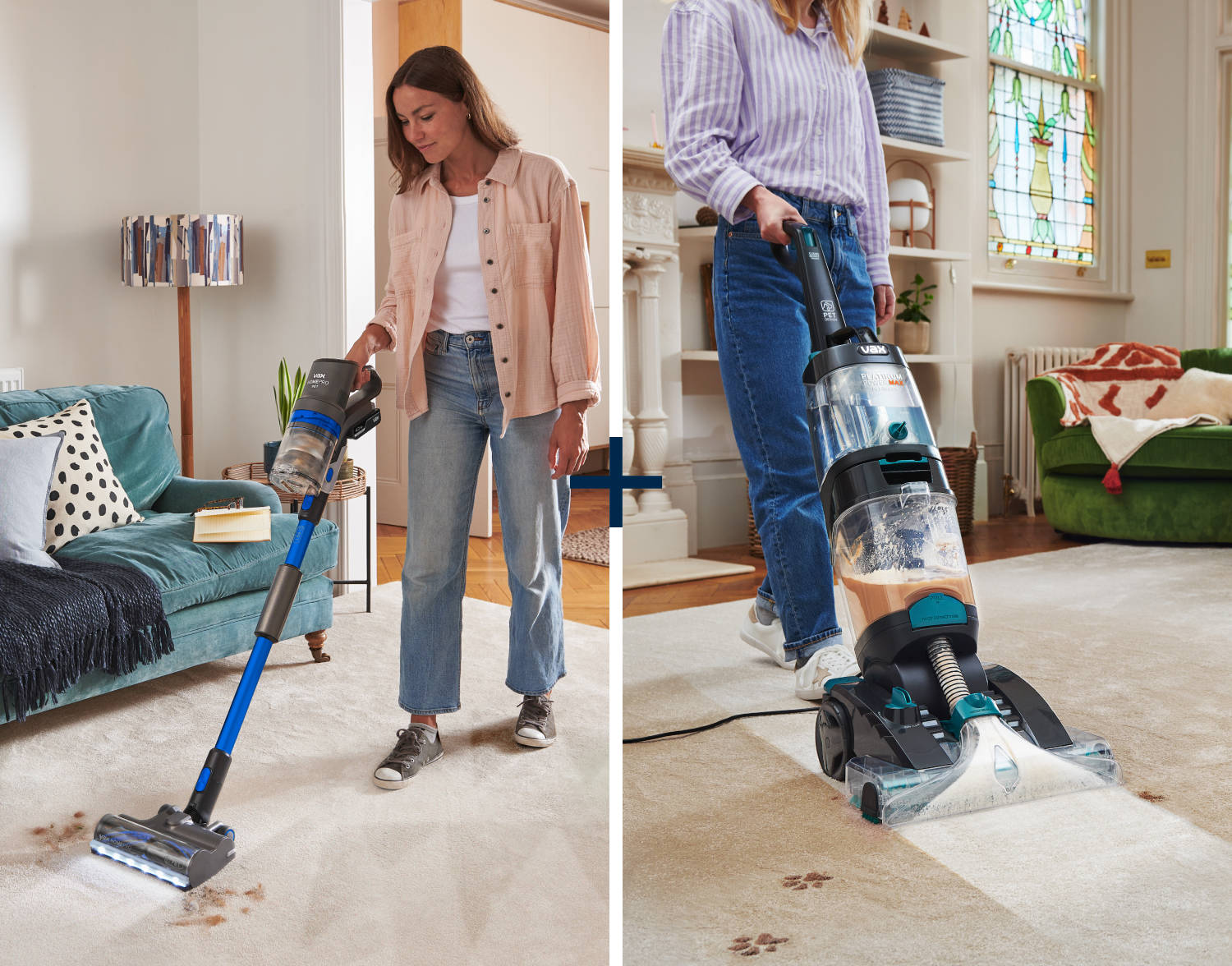 Vax Platinum Power Max Pet-Design and Vax HomePro Pet Vacuum Cleaner Bundle