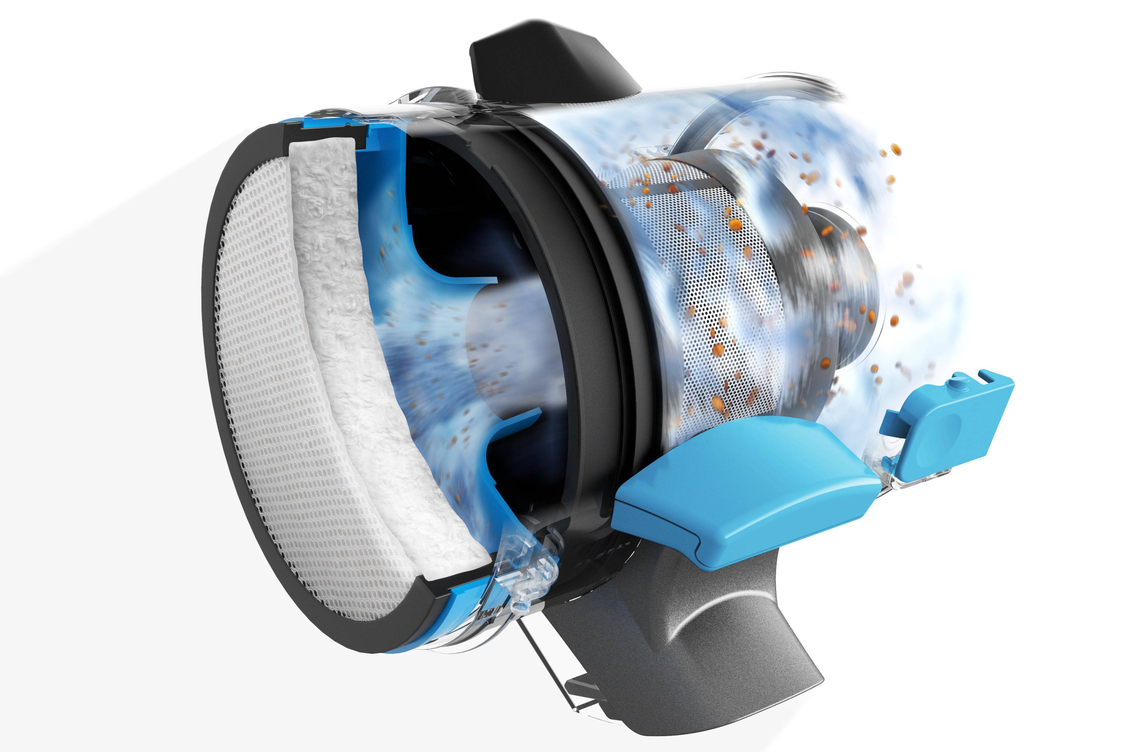 VAX ONWPWR Blade 4 Pet Capturing up to 99.8% of particles down to 0.3 microns in size