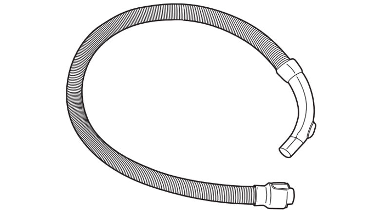 Remove blockage from hose