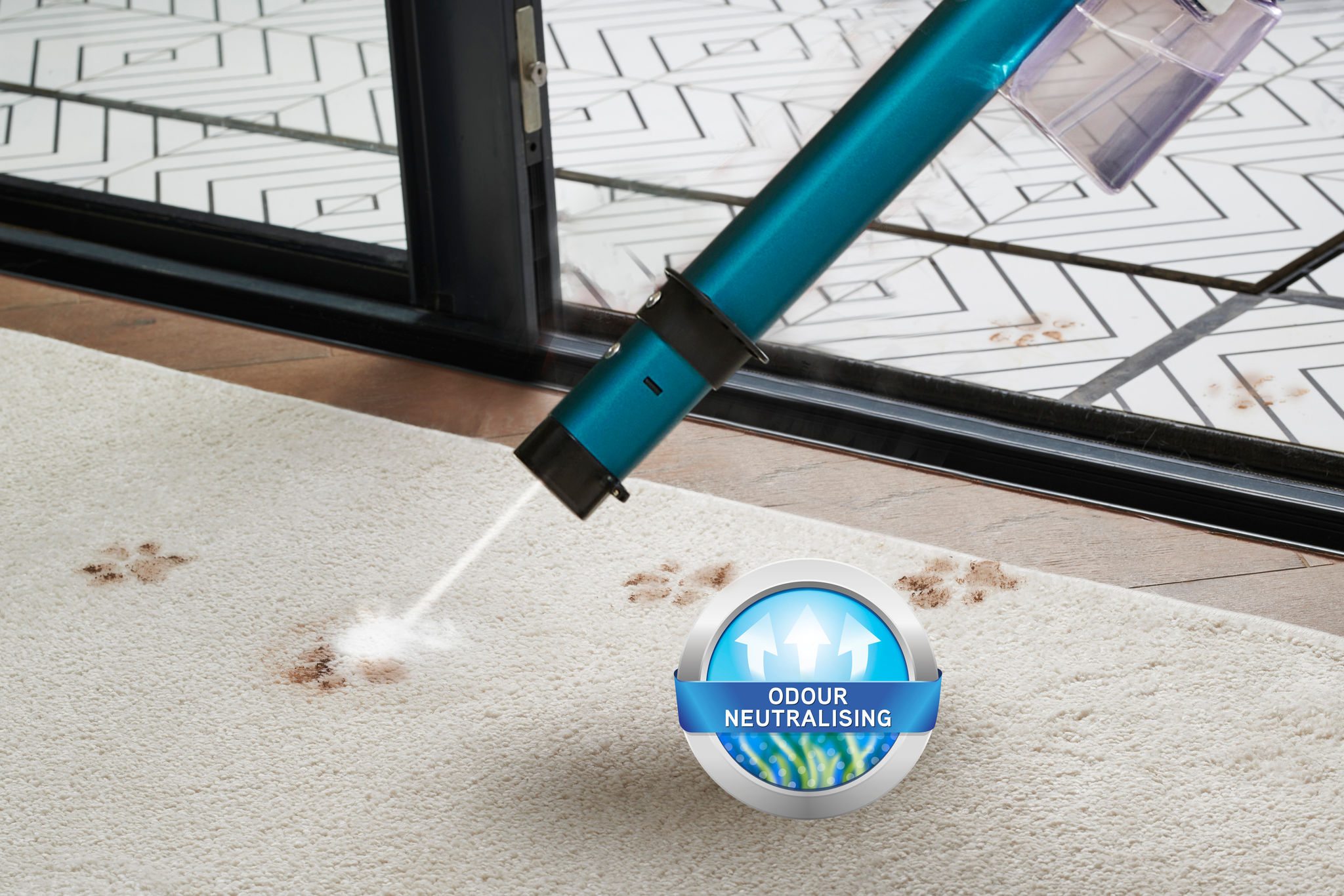 AAAA - HomePro New Product Gallery/SmartWash Pet-Design/VAX_Platinum_SmartWash_Pet-Design_-_Pre_Treatment_Wand_2_Paw_Prints