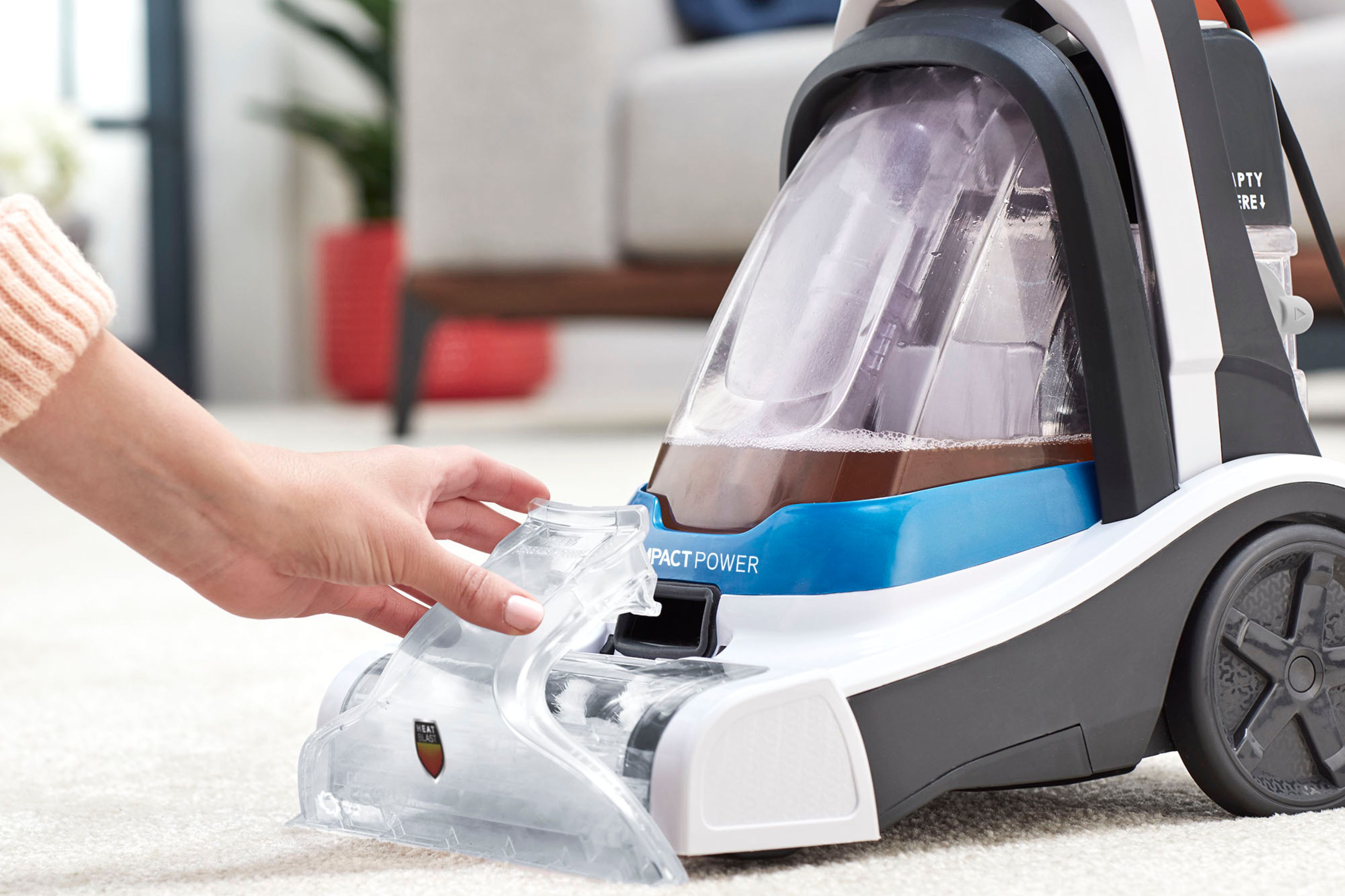 VAX Compact Power Carpet Cleaner removable visor