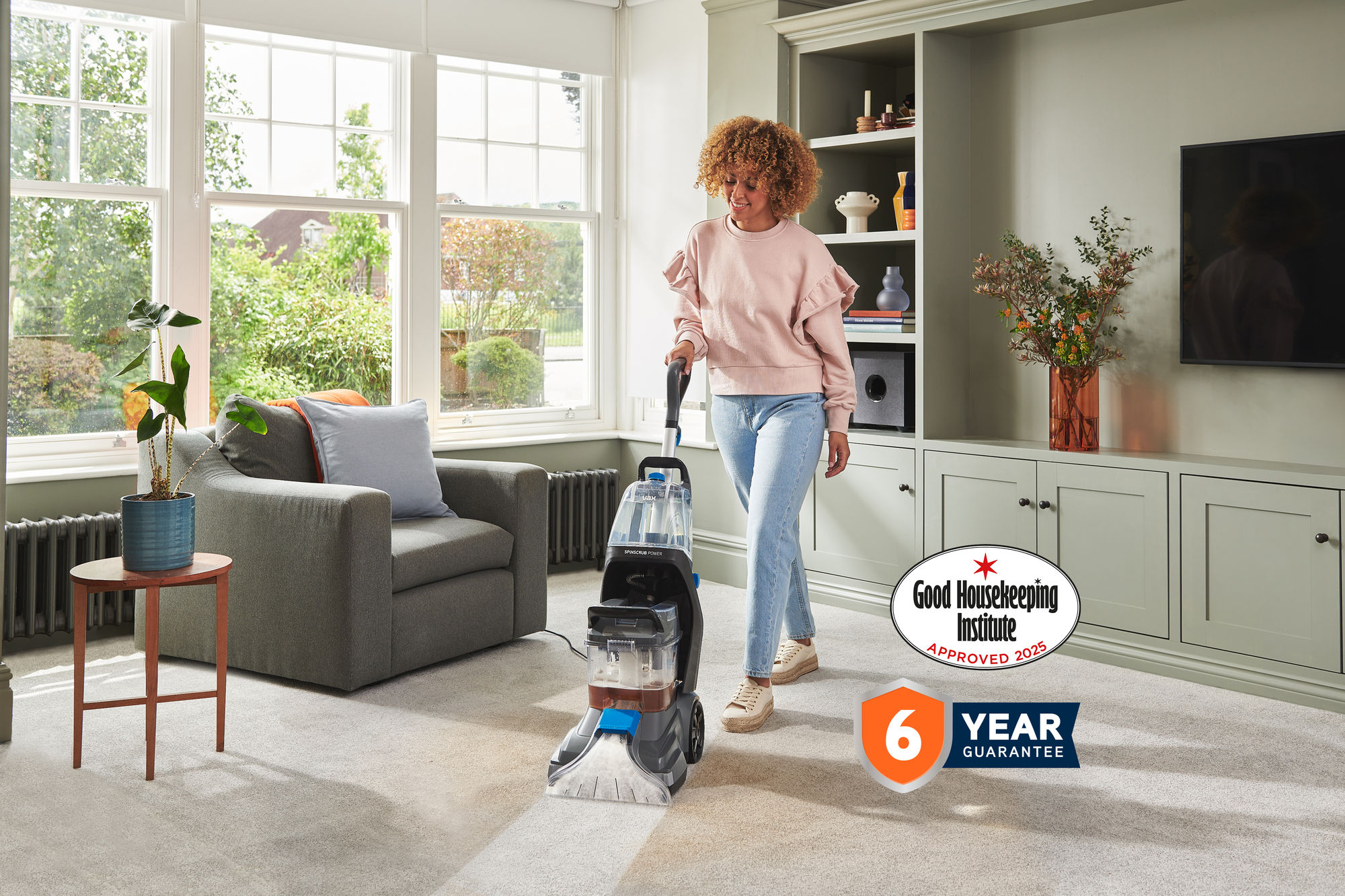 VAX SpinScrub Power Plus Carpet Cleaner, Good House Keeping institute approved 2025