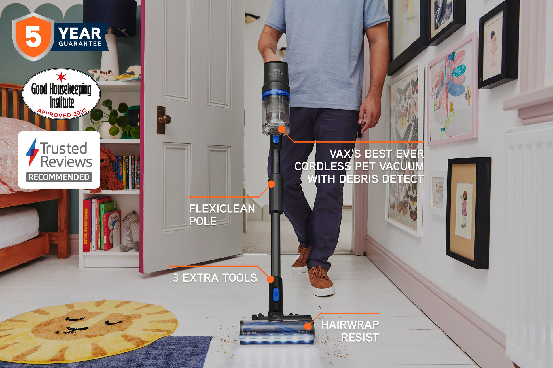 VGID GALLERY/Vacuum Cleaners/HomePro Range/SKU5 - HomePro Detect Pet/Image_02_Homepro_Detect_Pet_-_3840x2560_72DPI_Web