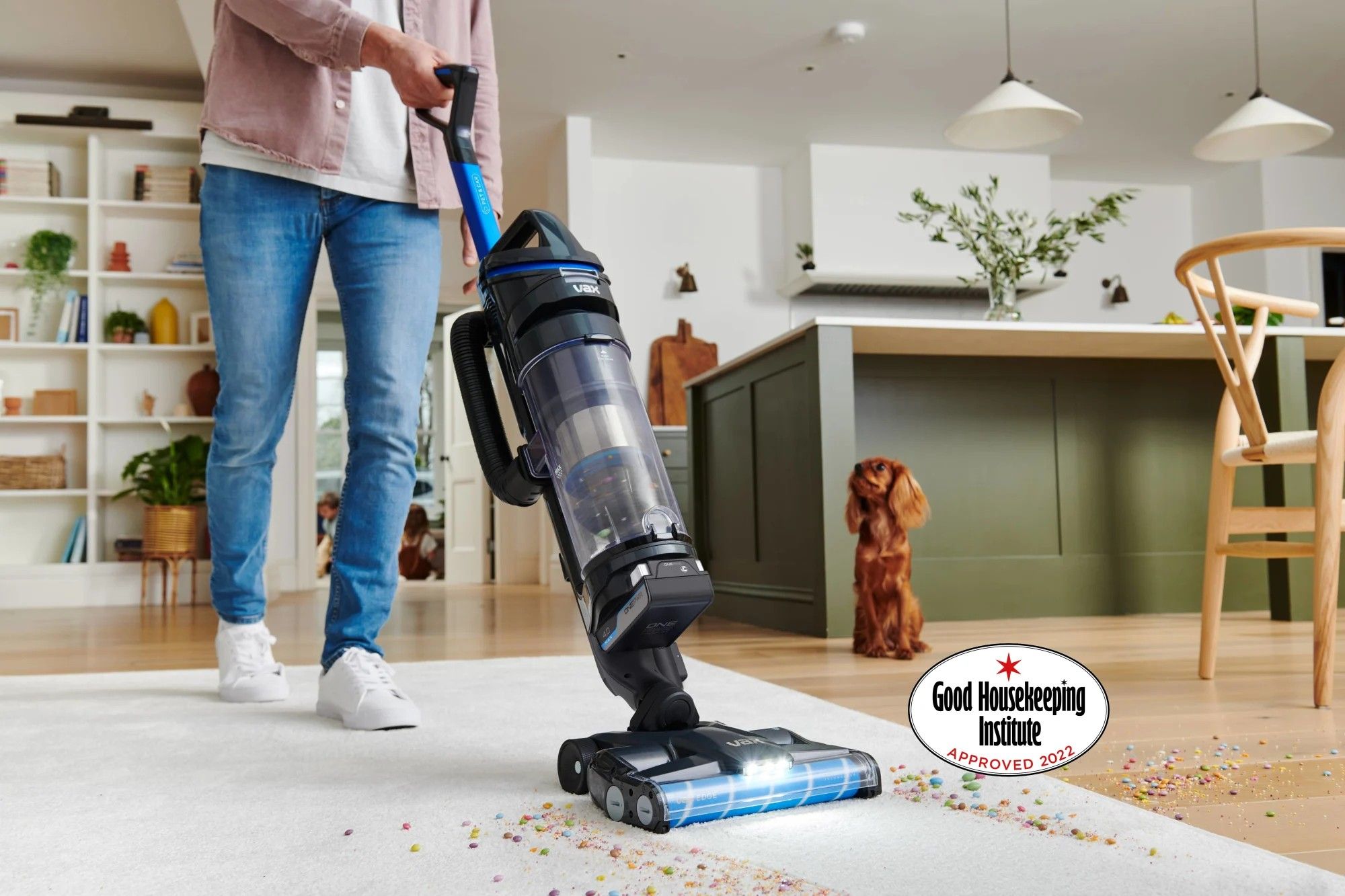 VAX ONEPWR Edge Dual Pet & Car Cordless Upright Vacuum Cleaner 