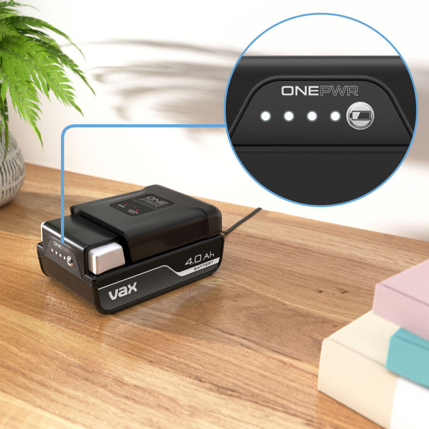 VAX ONEPWR Battery and Slide Charger Kit