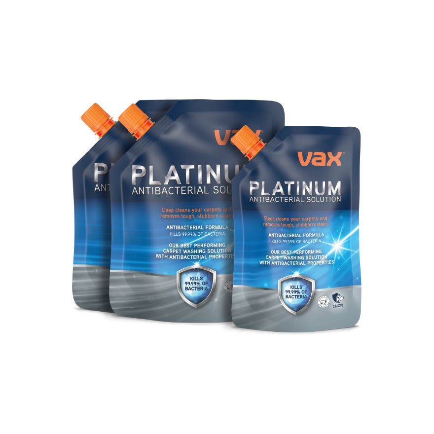 1 x 250ml & 2 x 500ml VAX Platinum Antibacterial Solution