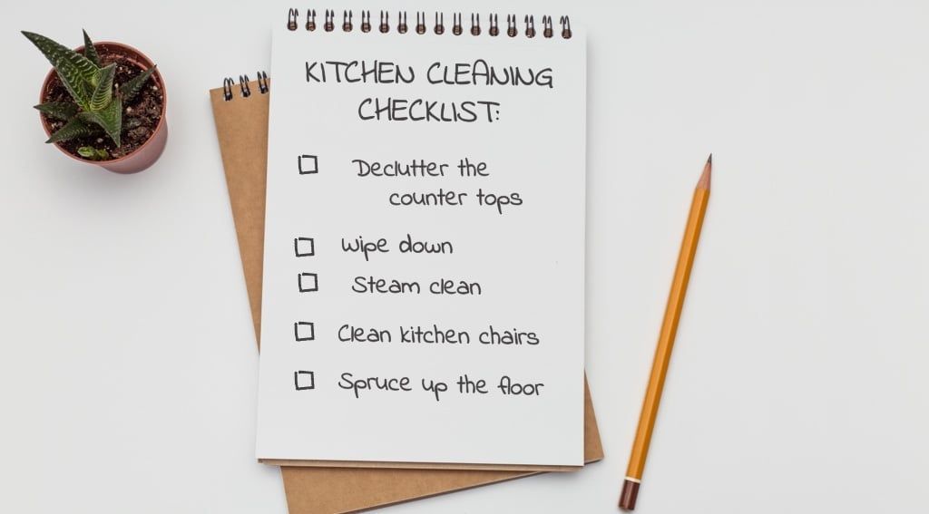 Kitchen Cleaning Checklist - Vax Blog