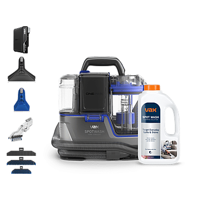 VAX SpotWash Home Cordless + Battery & Charger + Solution Bundle