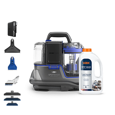VAX SpotWash Home Cordless + Battery & Charger + Solution Bundle